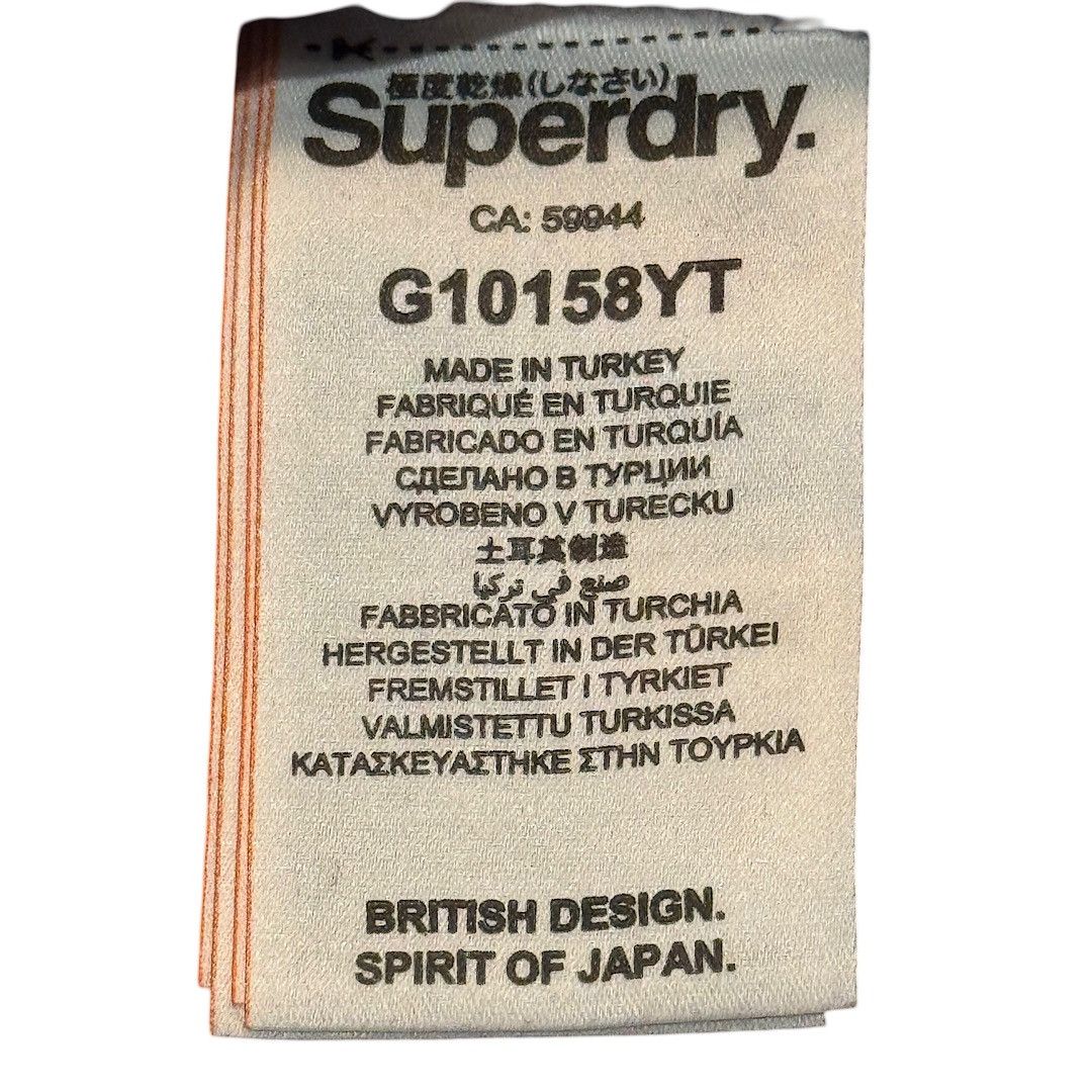 Superdry SUPERDRY Vintage Logo SZ 4 Black on Black Sequin T-Shirt Size S / US 4 / IT 40 - 7 Thumbnail