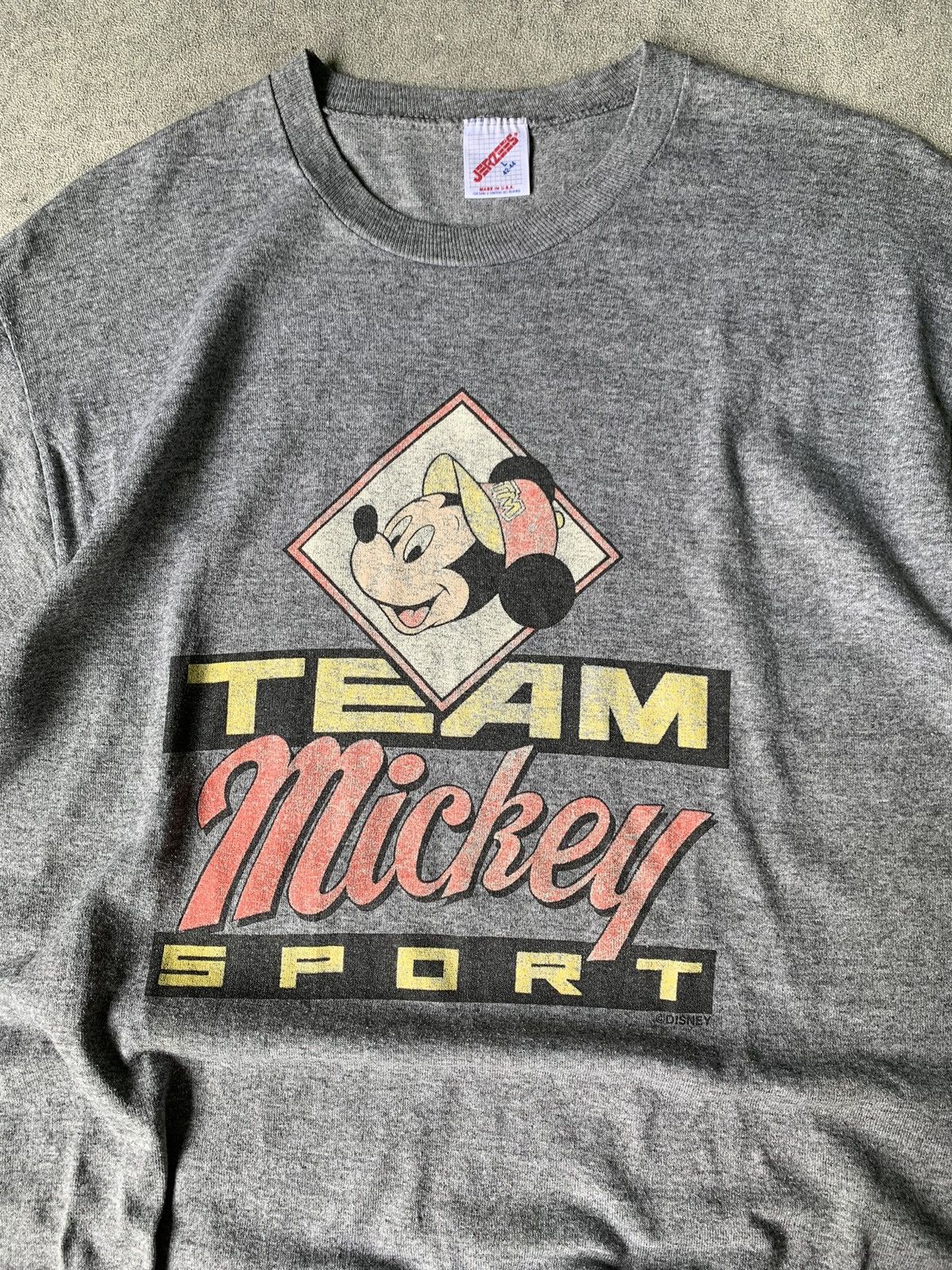 Disney Vintage Jerzess Team Mickey Sport Size US L / EU 52-54 / 3 - 3 Thumbnail
