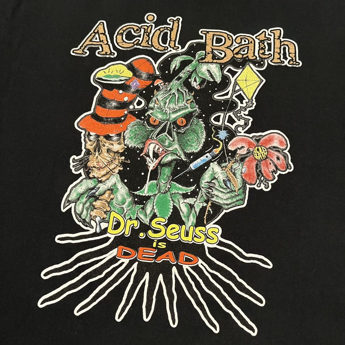 Band Tees Rare Vintage Acid Bath Dr. Seuss Is Dead Band Longsleeve Tee Size US M / EU 48-50 / 2 - 4 Thumbnail