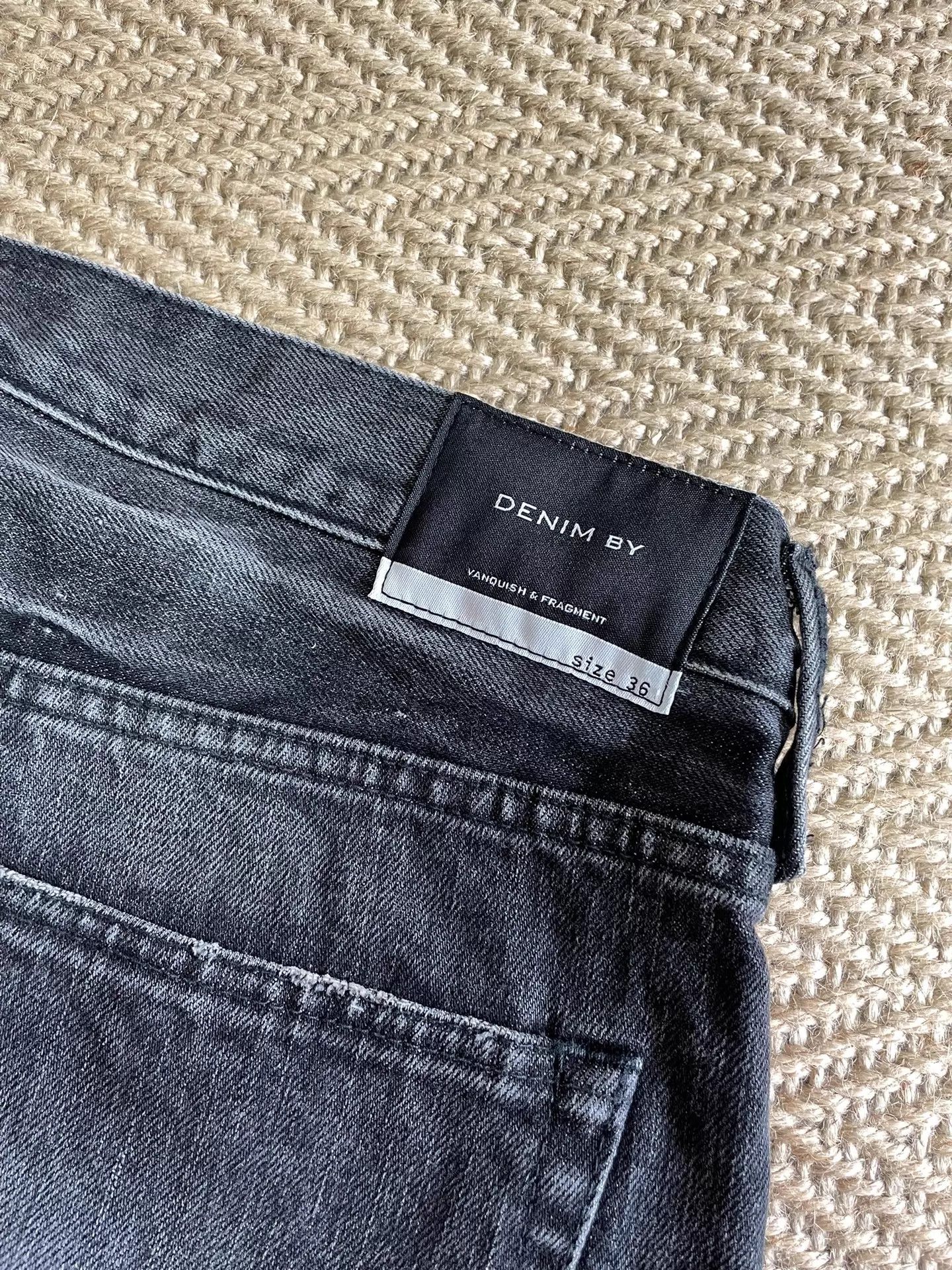 Vanquish VANQUISH x FRAGMENT Black HW Destructed Jeans W36 Size US 36 / EU 52 - 7 Thumbnail