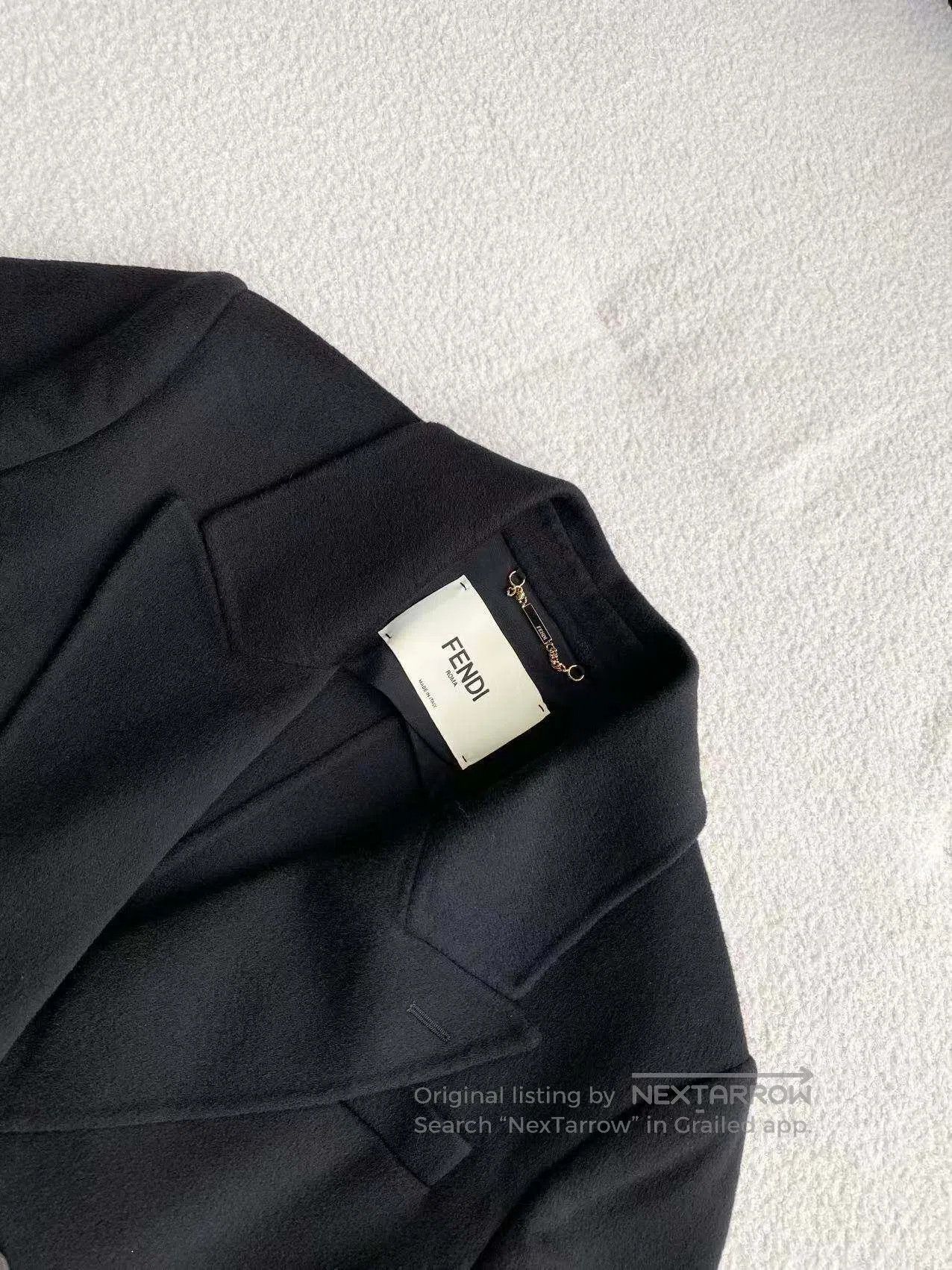 Fendi Fendi Long coat with pocket mink fur| Size XS / US 0-2 / IT 36-38 - 4 Thumbnail