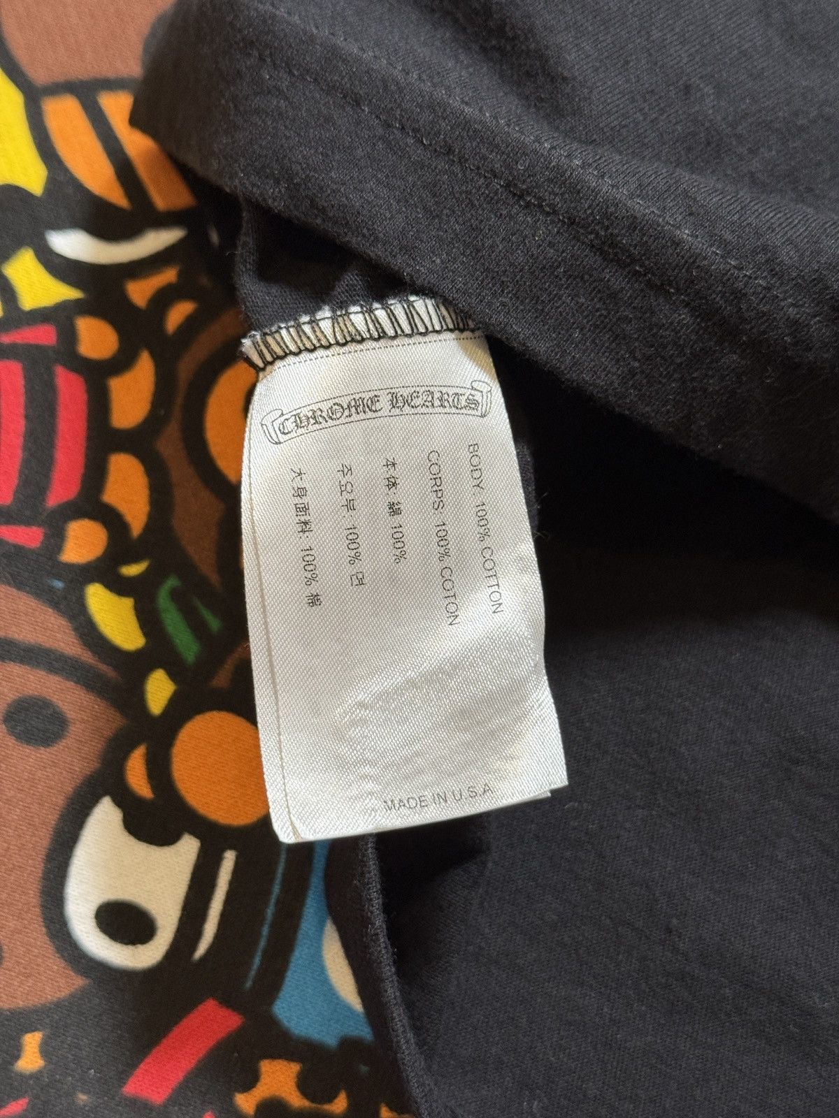 Chrome Hearts Chrome Hearts Black/Script Logo Long Sleeve Tee Size US XL / EU 56 / 4 - 9 Thumbnail