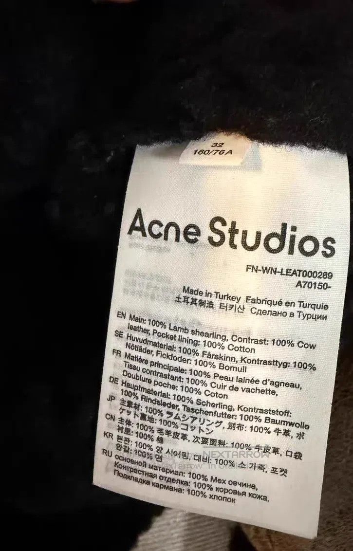 Acne Studios Acne Studios Leather and fur integrated coat Size 4XL / US 24-26 - 6 Thumbnail