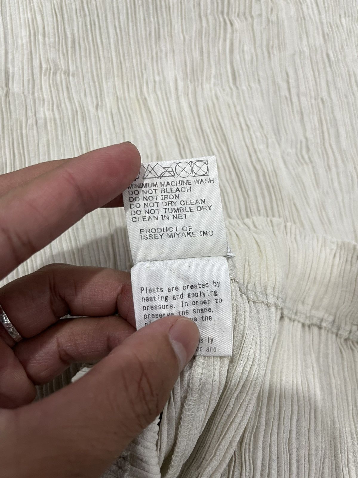 Pleats Please Issey Miyake ISSEY MIYAKE FETE 90s Size 31" - 6 Thumbnail