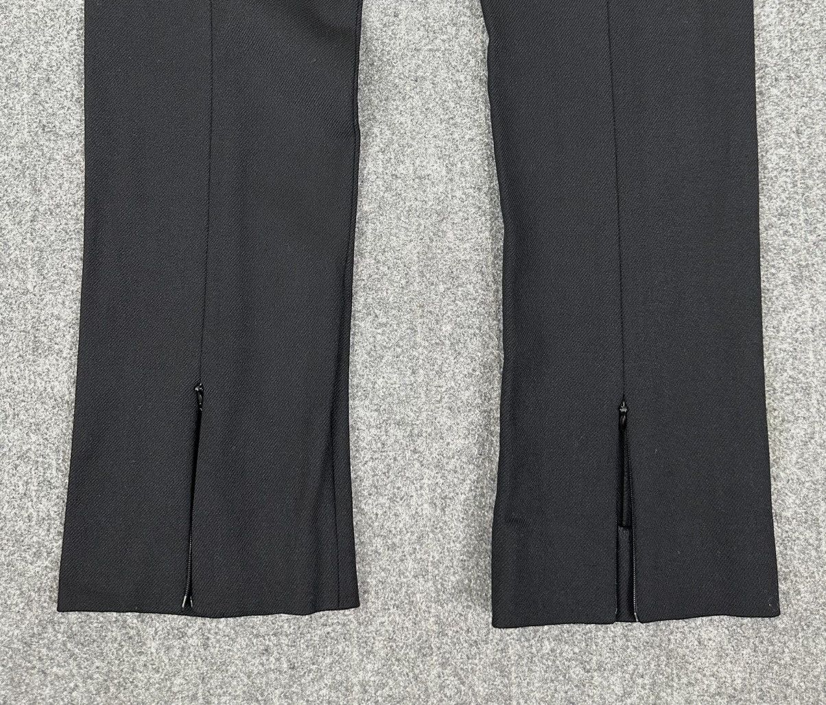 Prada Prada - Technical Wool Zipped Cuffs - Trouser Pants in Black Size 26" / US 2 / IT 38 - 8 Thumbnail