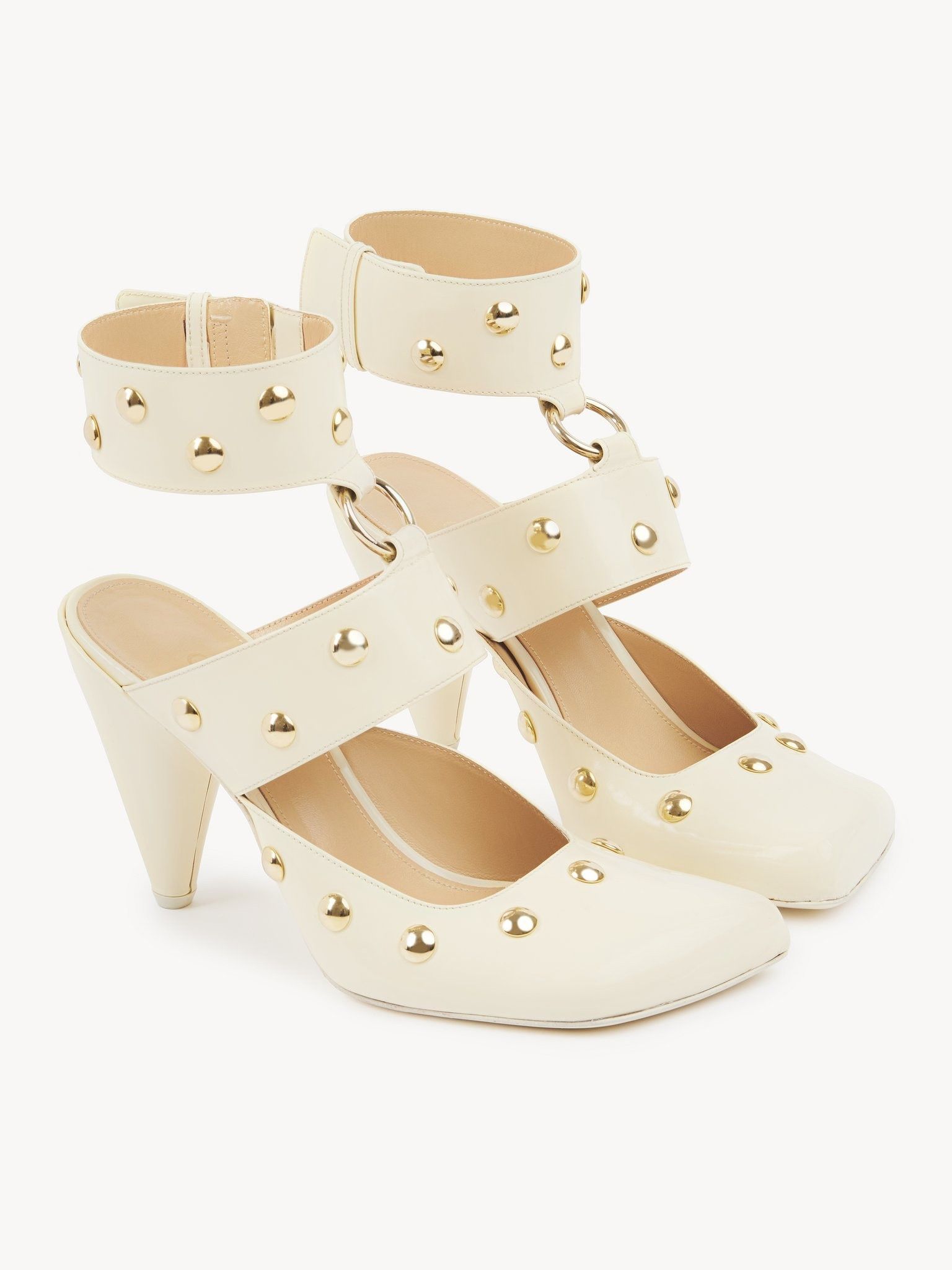 Chloe o1loc1c11025 Jade Pumps in Eggshell Size US 9 / IT 39 - 2 Thumbnail