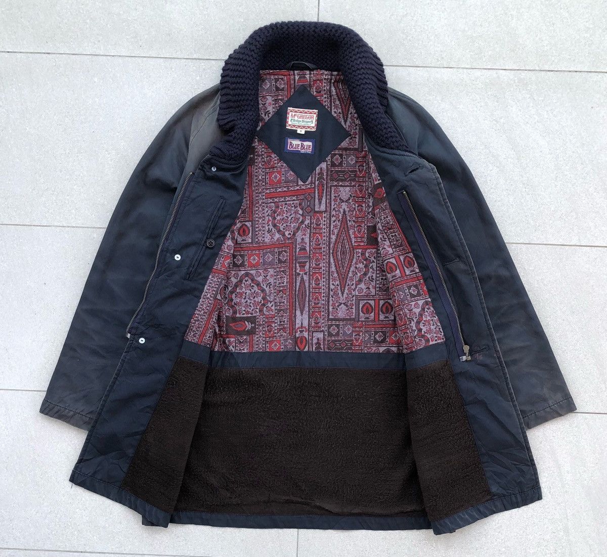 Blue Blue Japan McGREGOR×BLUE BLUE Hollywood Ranch Market Shawl Collar Coat Size US S / EU 44-46 / 1 - 8 Thumbnail