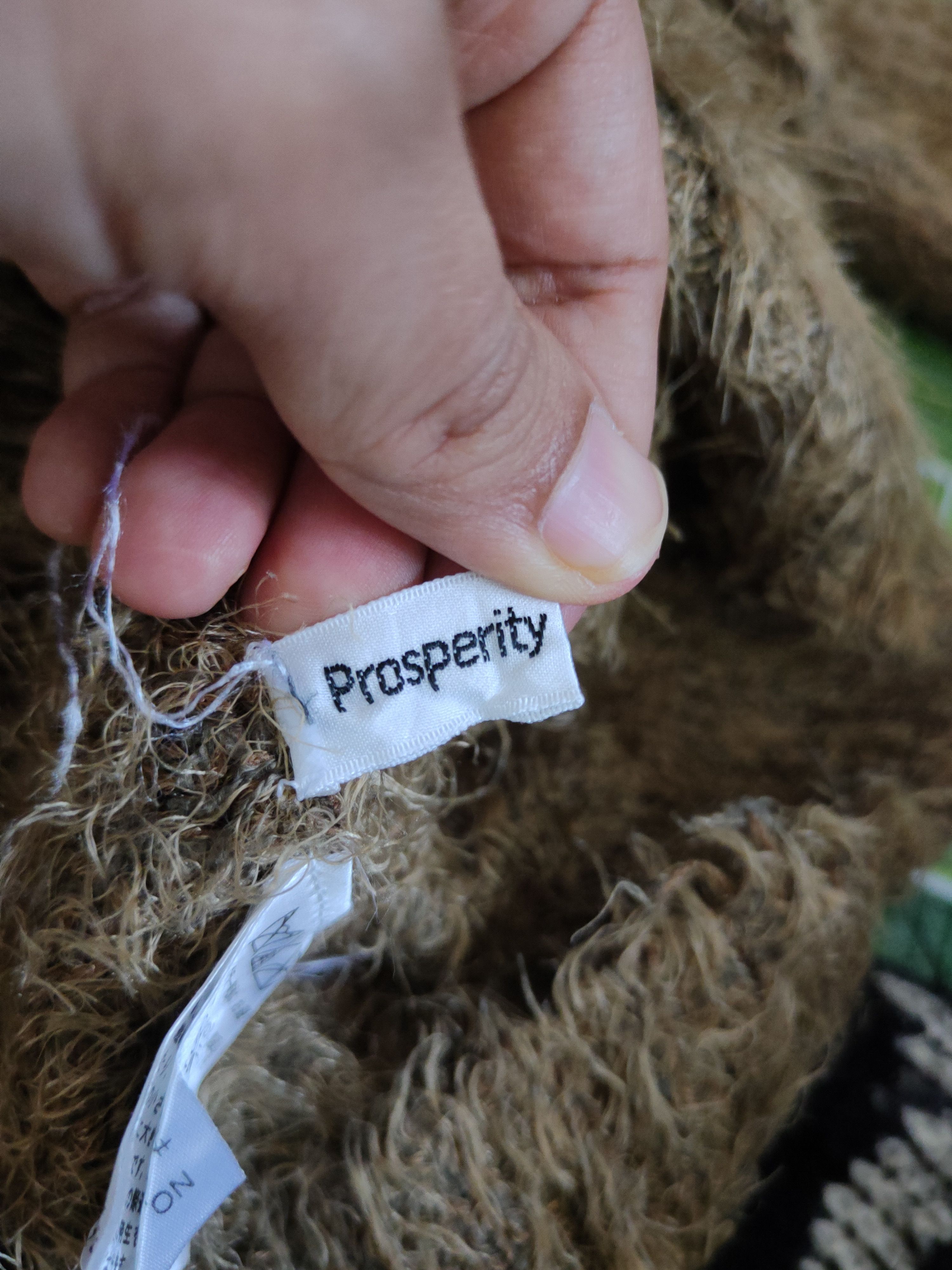 Homespun Knitwear Prosperity Sequence Brown Fur Mohair Knitwear #S2160 Size US L / EU 52-54 / 3 - 14 Thumbnail