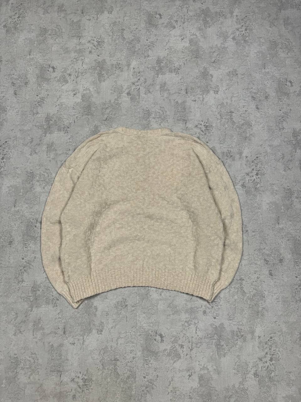 Lacoste Vintage Lacoste Beige Sweater Size 4 Size US M / EU 48-50 / 2 - 5 Thumbnail