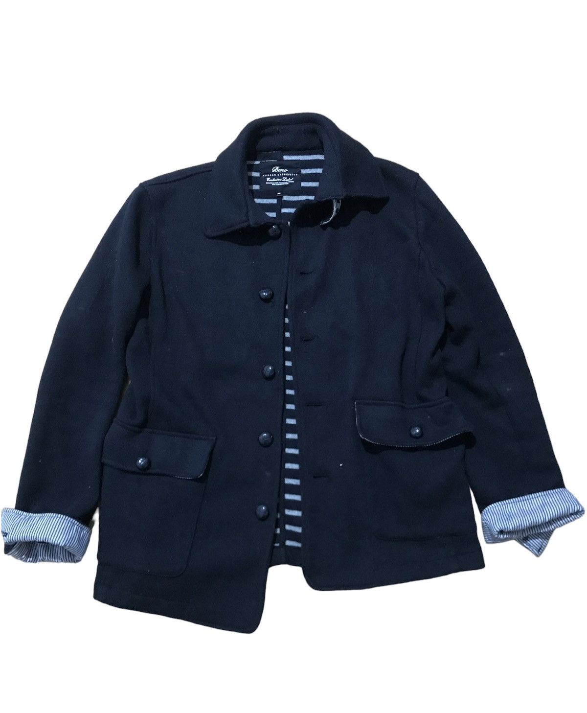 image of 14Th Addiction x Vintage Beno Jacket 14Thaddiction Styled in Black, Men's (Size Medium)