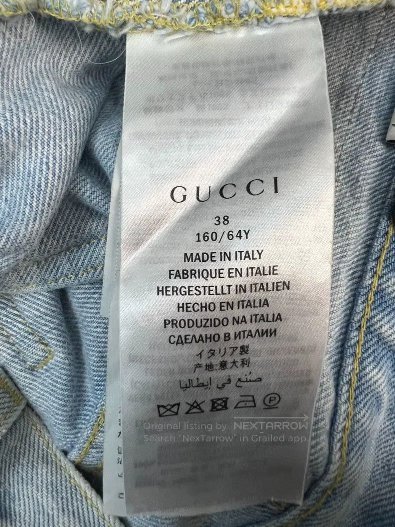 Gucci Gucci Embroidered denim skirt Size 25" / US 0 / IT 36 - 5 Thumbnail