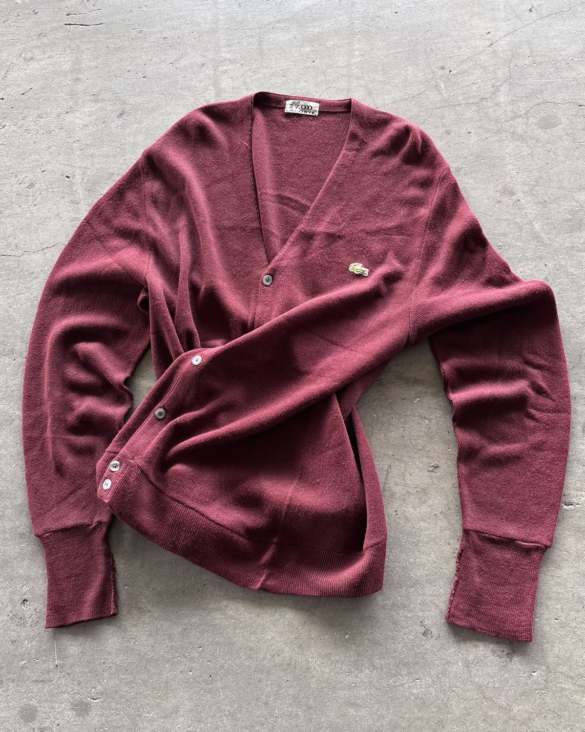 Lacoste 1970s Izod Lacoste Knitted Size US XL / EU 56 / 4 - 4 Thumbnail