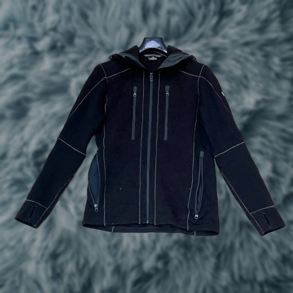Born Kuhl Jacket Full Zip Hooded Outdoor Windbreaker Black Small Unisex Adults Pockets Zipped Pockets Thermal Hiking walking Regular Size S Size US S / EU 44-46 / 1 - 1 Thumbnail
