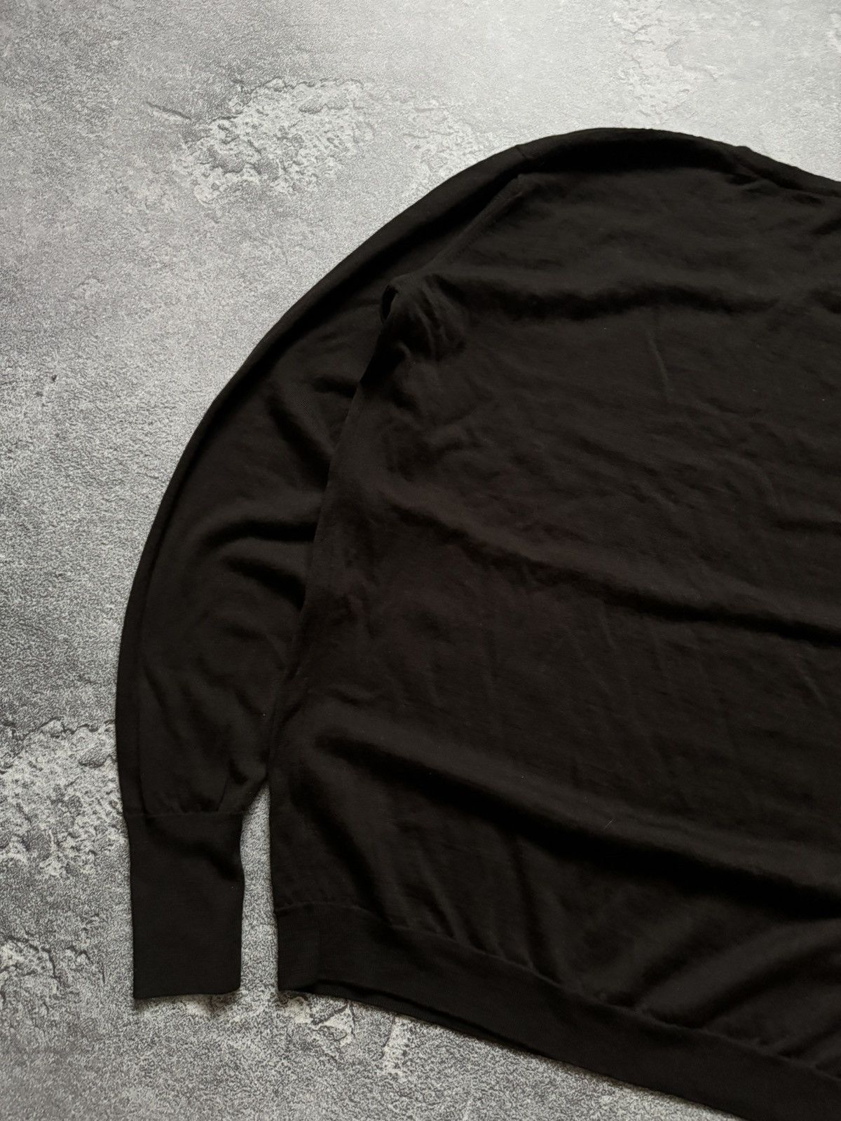 Designer × John Smedley John smedley L brown v-neck sweater jumper pullover knitwear Size US L / EU 52-54 / 3 - 12 Thumbnail
