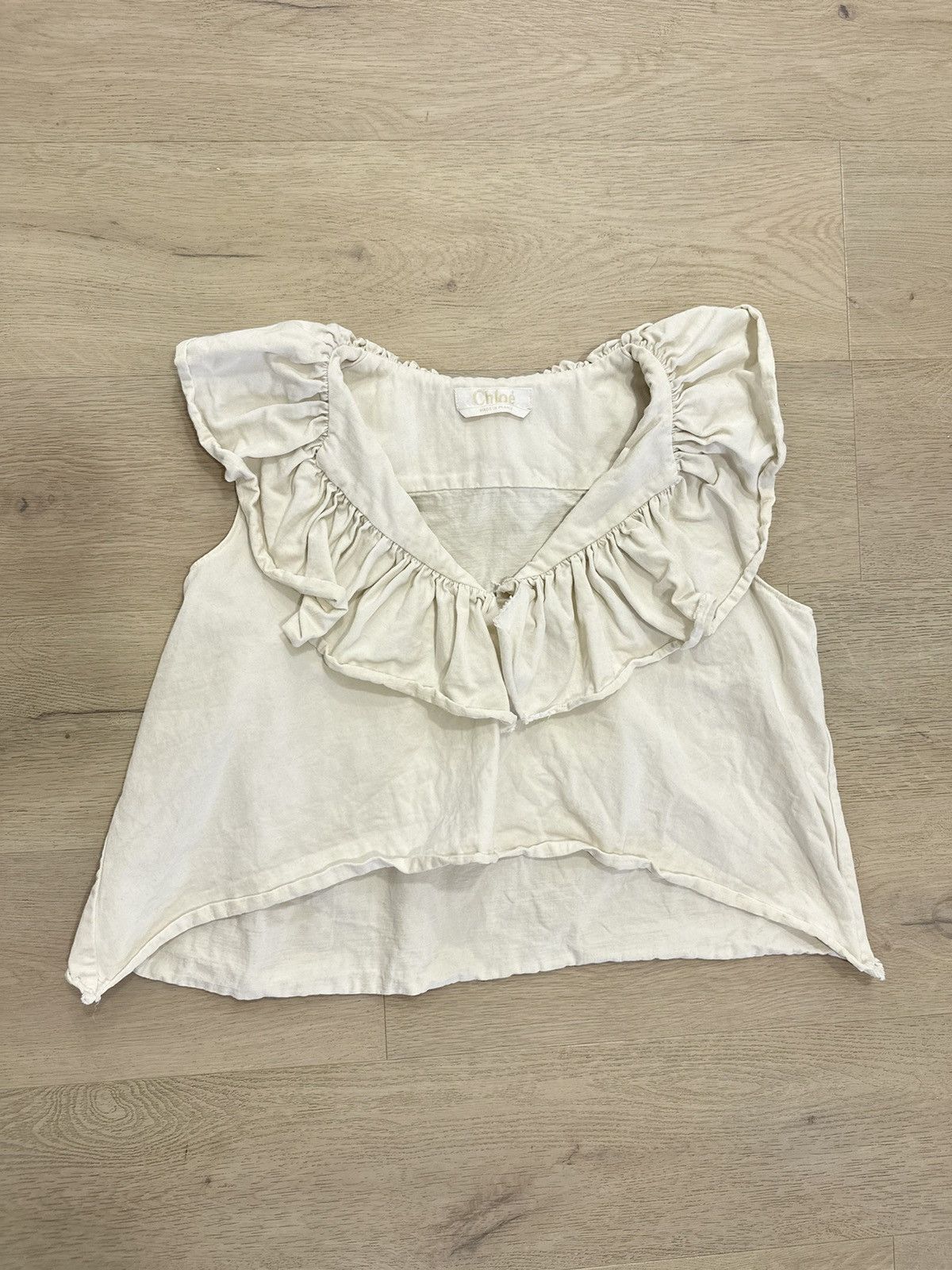 image of Chloe 2016 Spring Top in Beige, Women's (Size Medium)