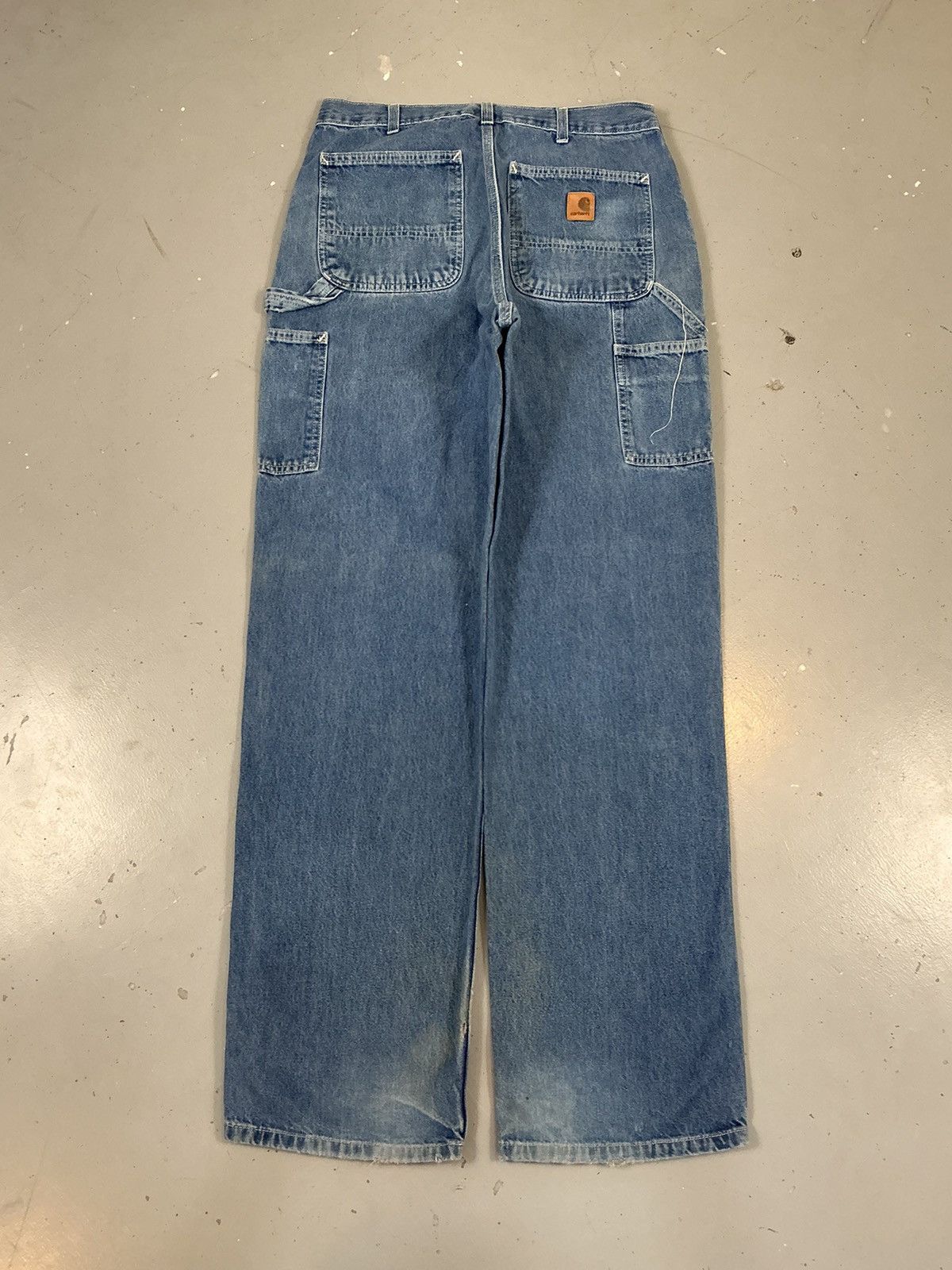 Carhartt × Vintage Vintage Carhartt B13 DST carpenter denim Size US 33 - 2 Thumbnail