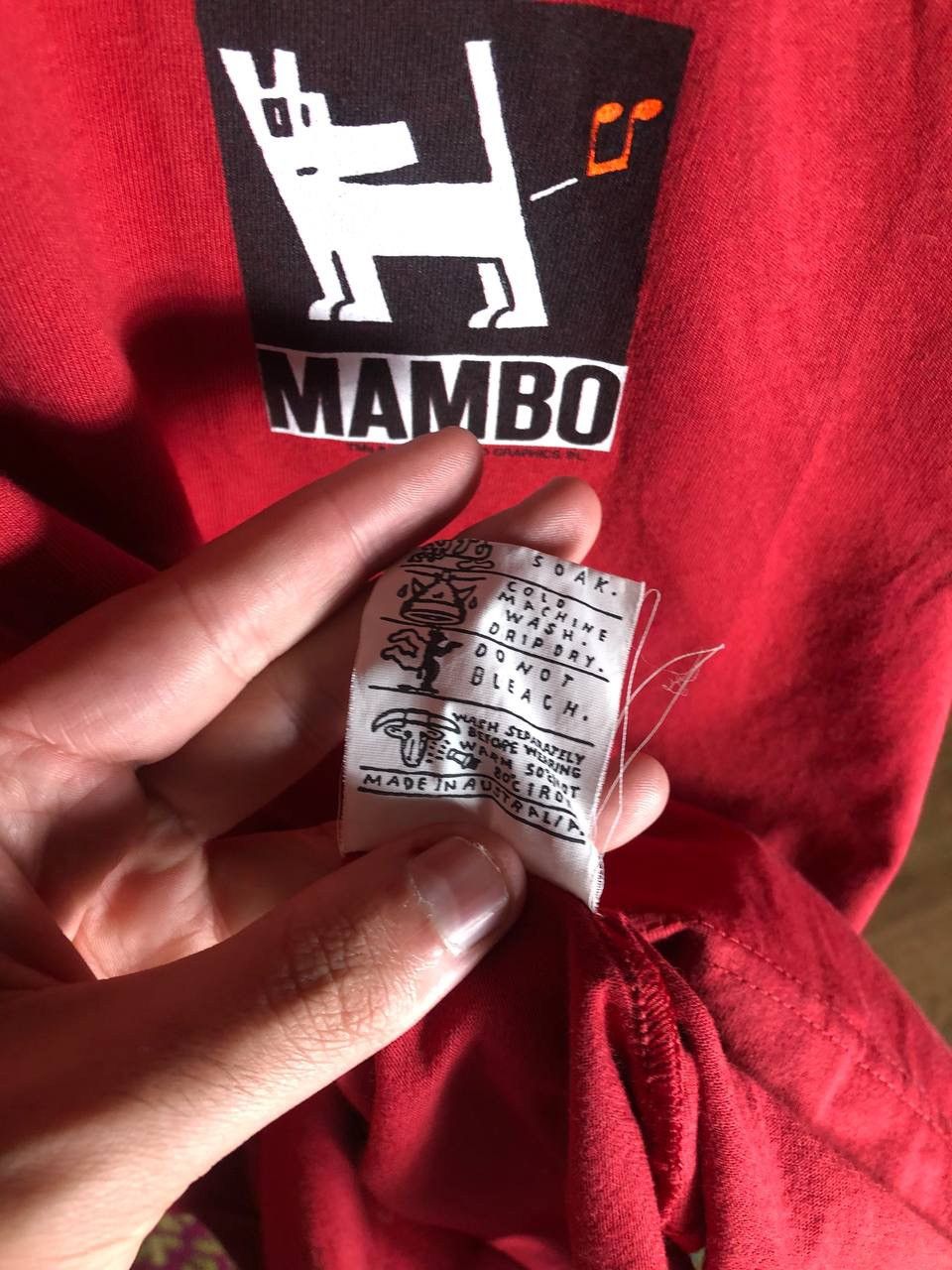 Mambo × Vintage VERY RARE MAMBO ALLAN DOG BIG LOGO T-SHIRT 1989 SURF Y2K 90s Size US L / EU 52-54 / 3 - 7 Thumbnail