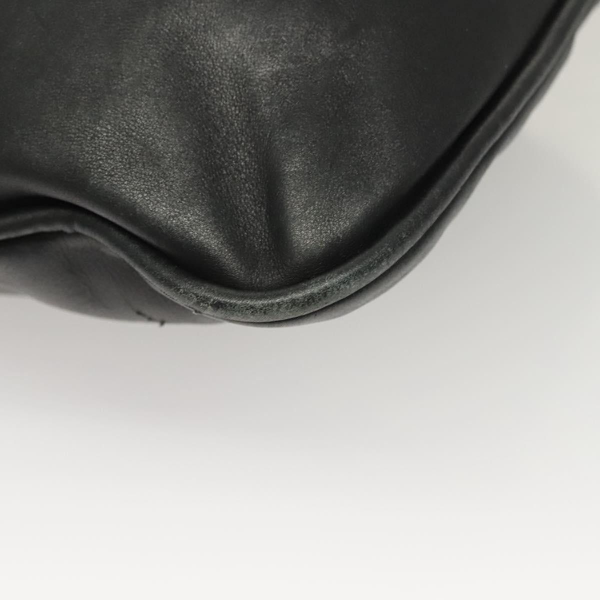 Gucci GUCCI Bamboo Shoulder Bag Leather Black Silver 0014033 Size ONE SIZE - 12 Thumbnail