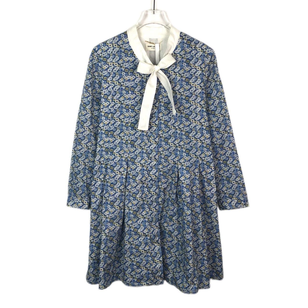 Saint Laurent Paris Bow flower dress