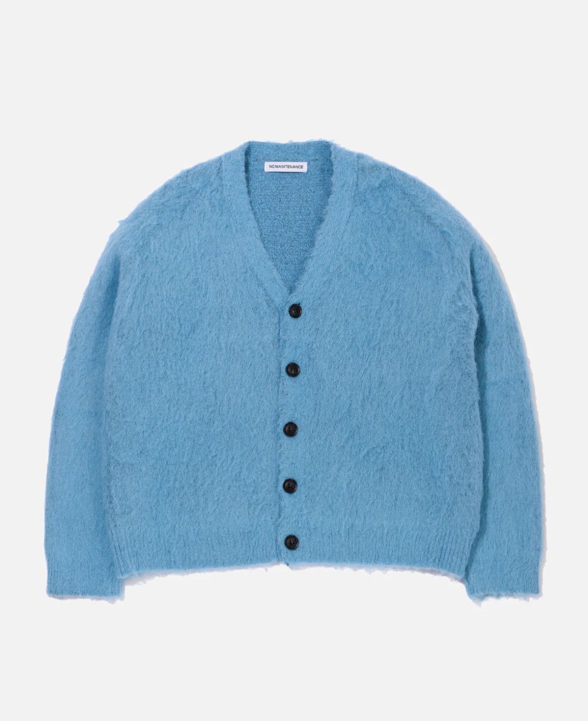 No Maintenance ELECTRIC BLUE SHAG CARDIGAN | Grailed