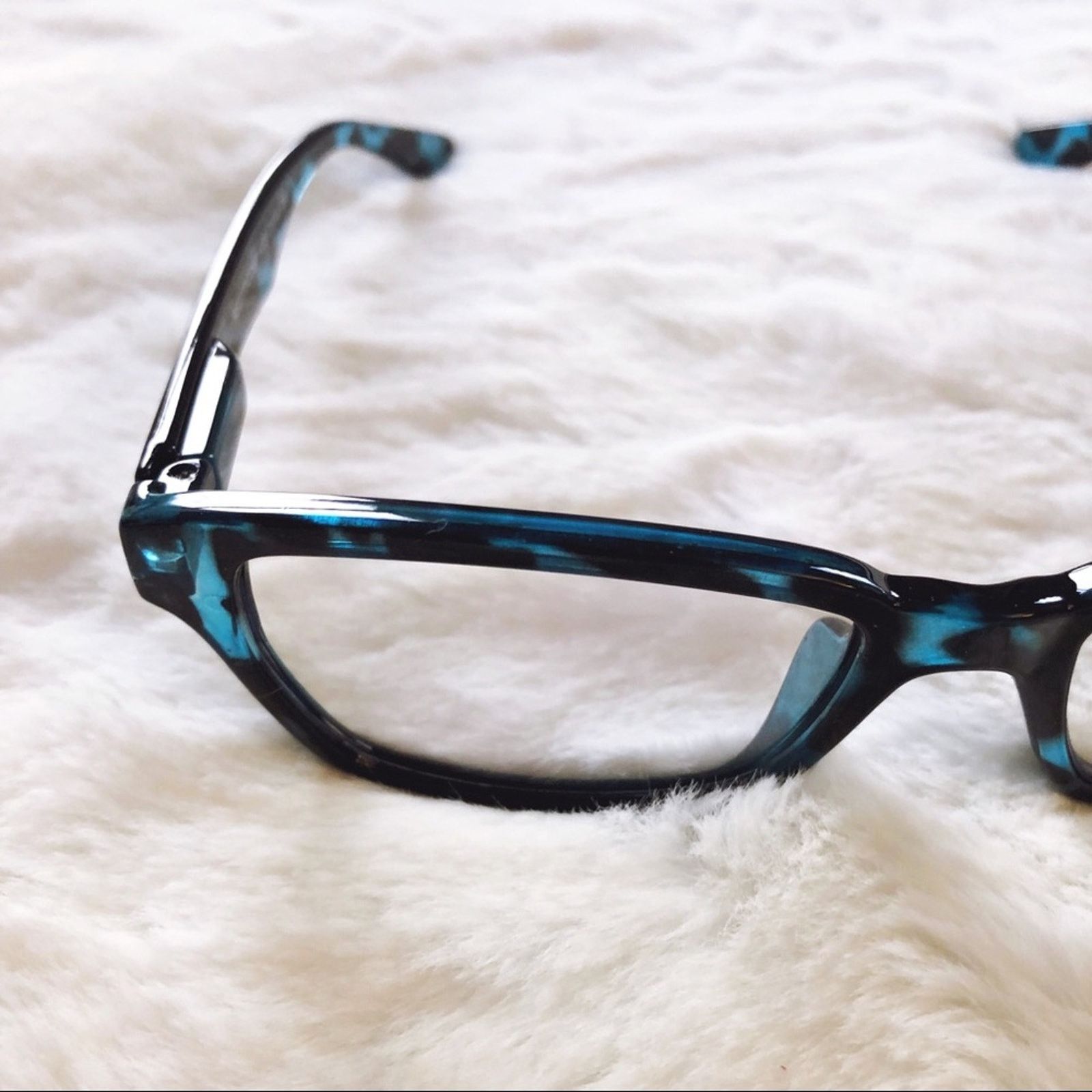 Other Ashley Blue Pattern Reader Blue Light Glasses Size ONE SIZE - 8 Thumbnail