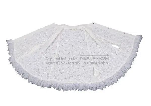 Comme des Garcons Comme Des Garcons White vintage patterned cloak design top Size XS / US 0-2 / IT 36-38 - 7 Thumbnail