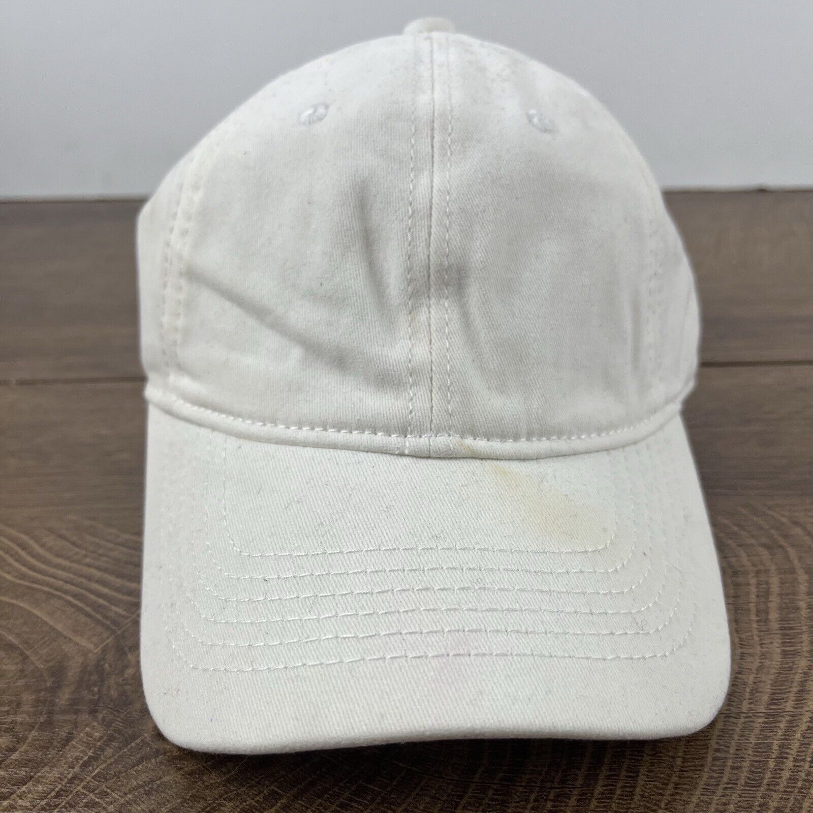 Other Plain White Hat Adult Cap Hat White Cap Hat Adjustable Hat W Size ONE SIZE - 5 Thumbnail