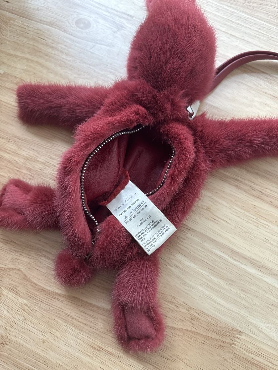 Rick Owens HUN Cyclops Mink Fur Bag Size ONE SIZE - 4 Thumbnail