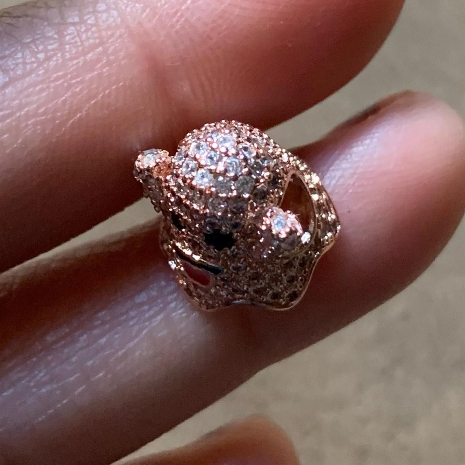 Other NWOT Crystal Rose Gold Ghost Charm Sterling Silver 925 Size ONE SIZE - 9 Thumbnail
