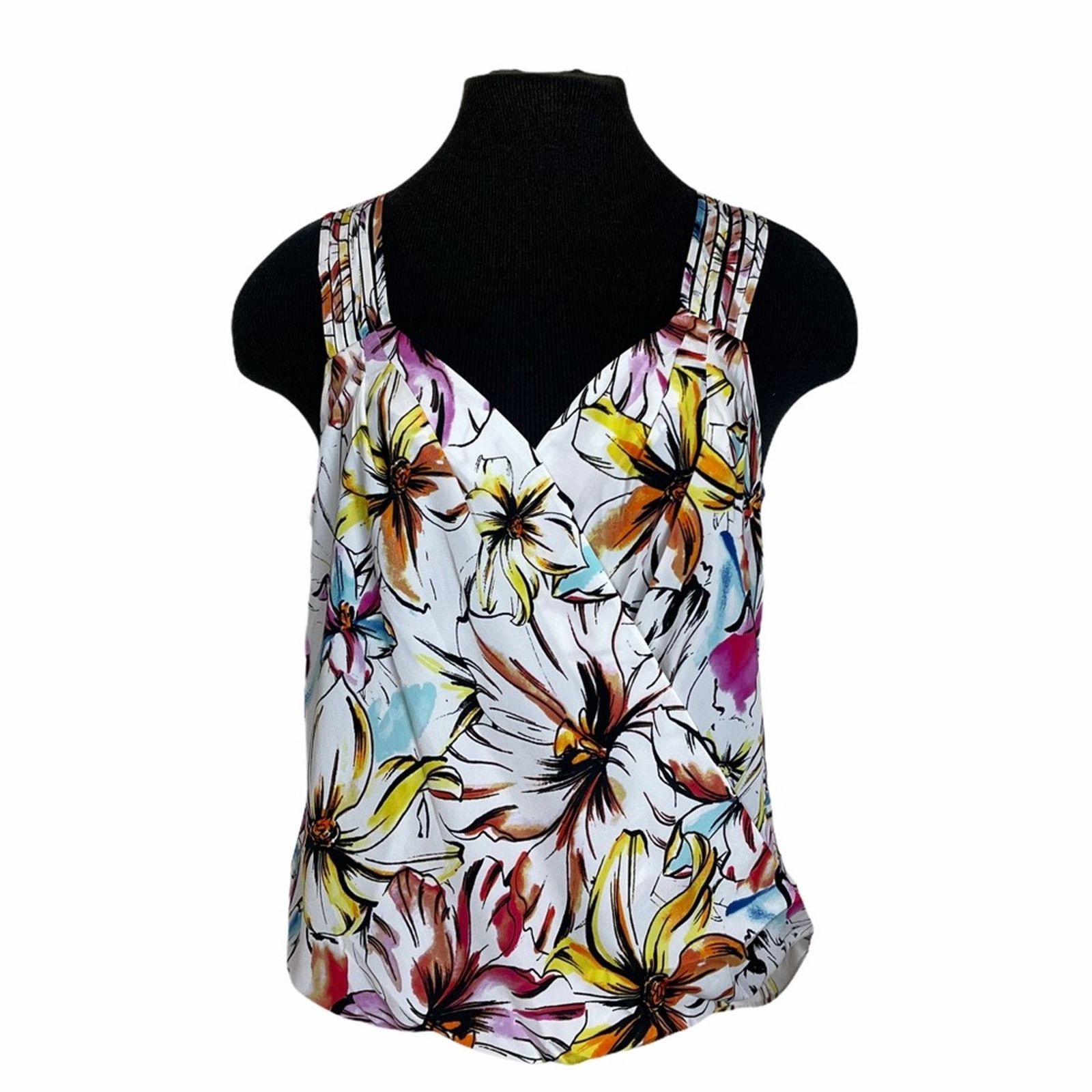 Amanda Uprichard Amanda Uprichard Floral Wrap Bubble Hem Top Small Size S / US 4 / IT 40 - 1 Thumbnail