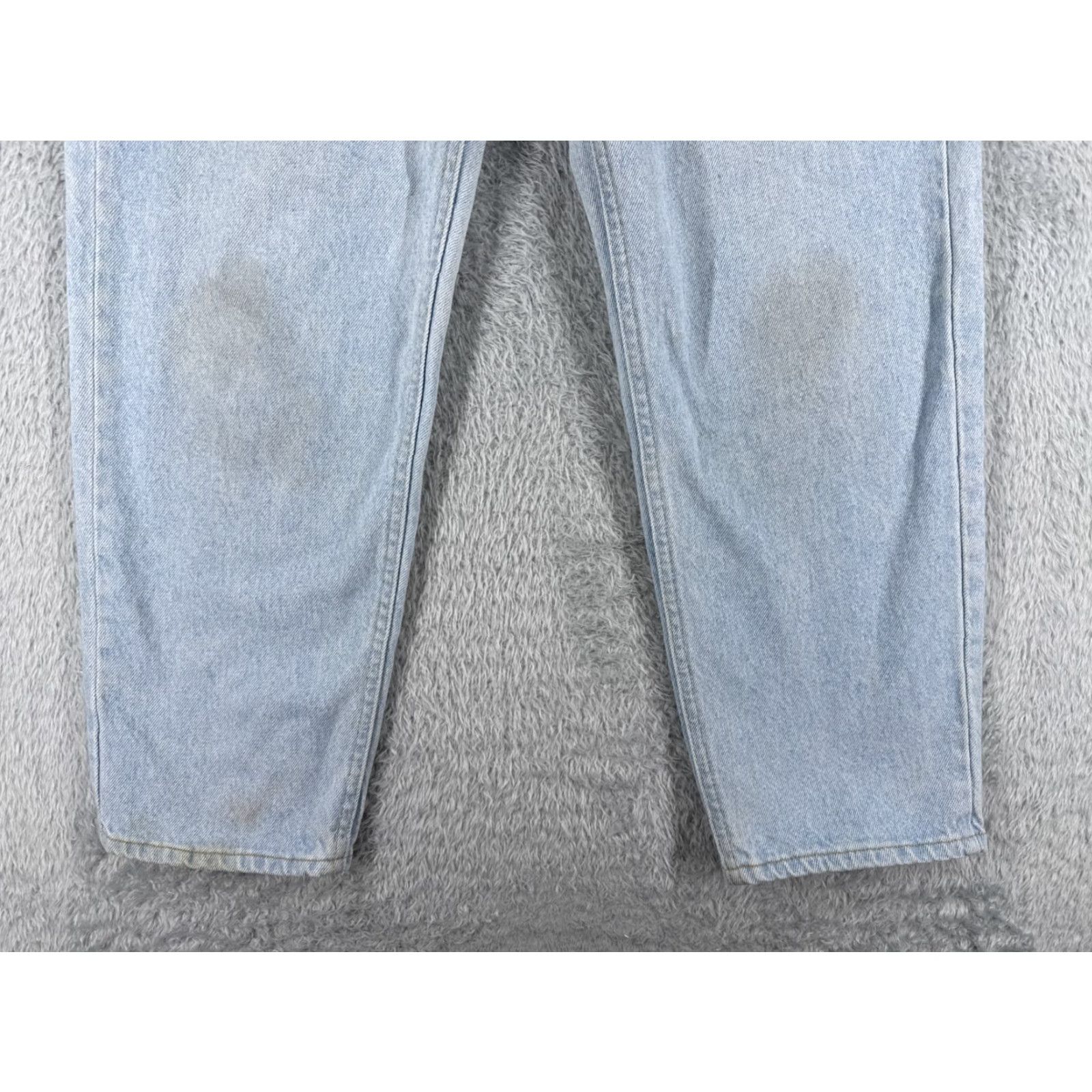 Lee VINTAGE Lee Jeans Adult 36 Blue Denim Straight Leg 5-Pocket Cotton Light Wash 28in Inseam Men Size US 36 / EU 52 - 2 Thumbnail