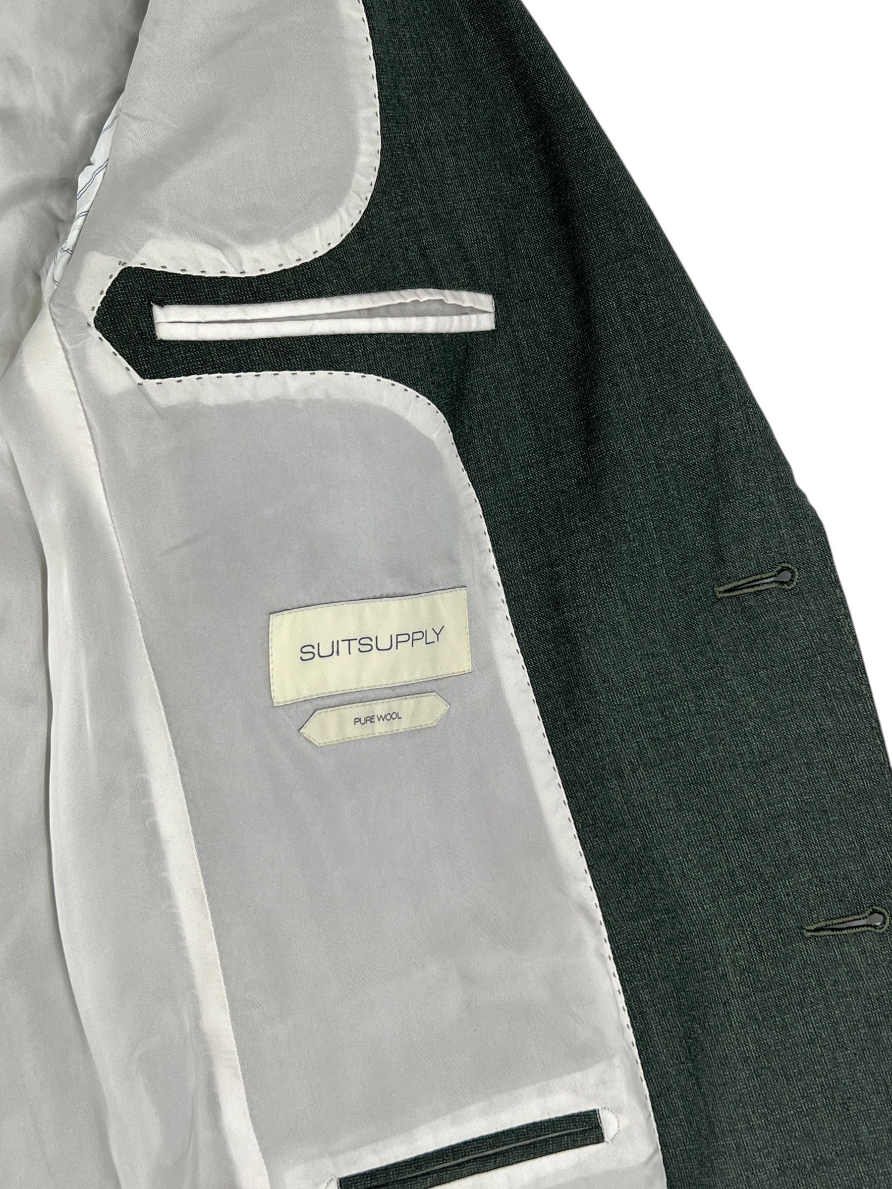 Suitsupply Lazio Wool Formal Blazer Waistcoat Suit EU:50; UK/US:40S Size 40S - 11 Thumbnail
