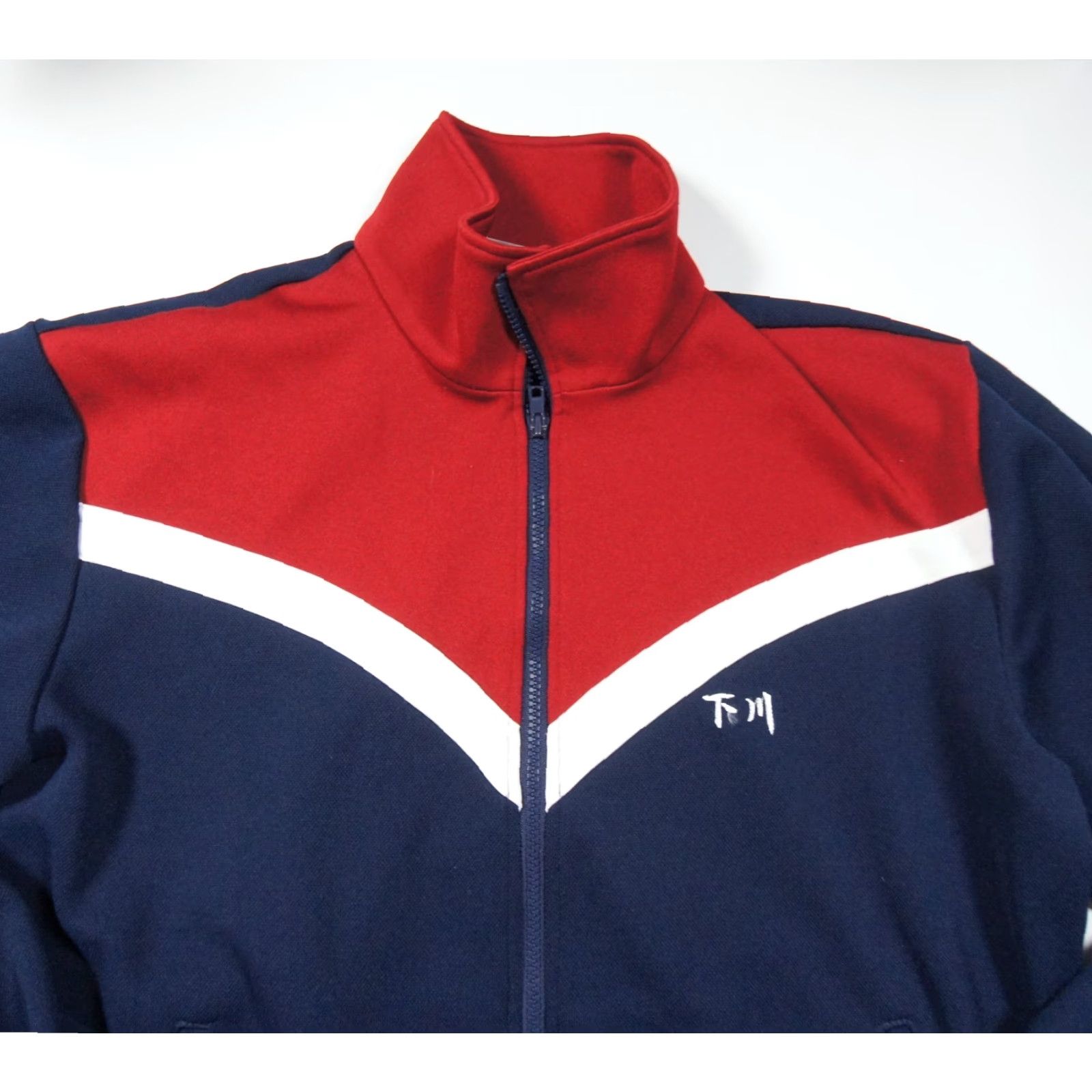 Vintage VINTAGE Descente Track Jacket Mens Large Full Zip Blue 90s Japanese School Uniform Size US L / EU 52-54 / 3 - 2 Thumbnail