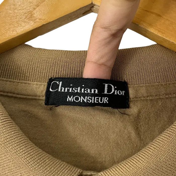 Christian Dior Monsieur Vintage CHRISTIAN DIOR MONSIEUR Logo Polo Tee Shirt Top Size US M / EU 48-50 / 2 - 6 Thumbnail