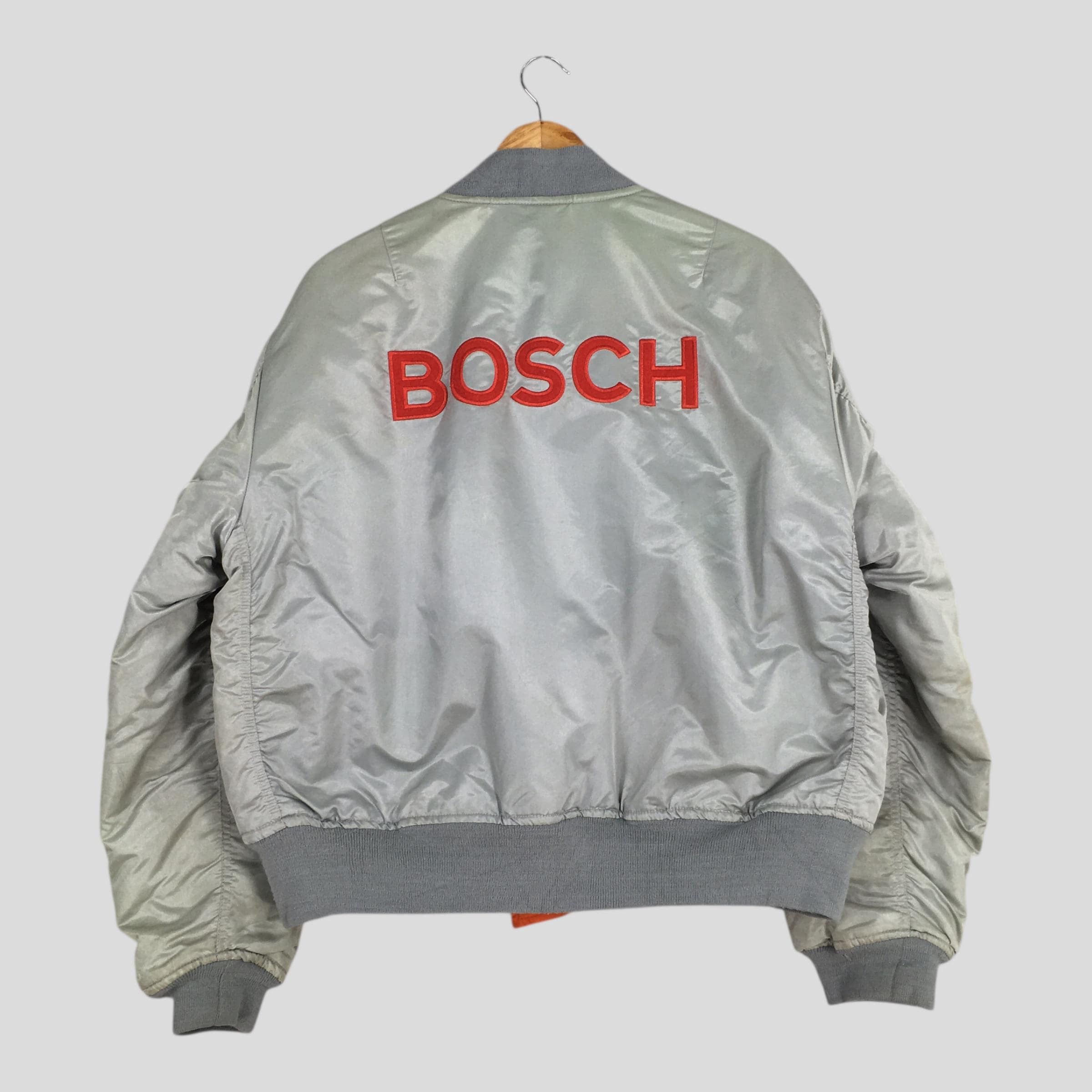 Vintage 90s Bosch Hardware Tools MA 1 Bomber Flight Jacket XLarge Size US XL / EU 56 / 4 - 6 Thumbnail
