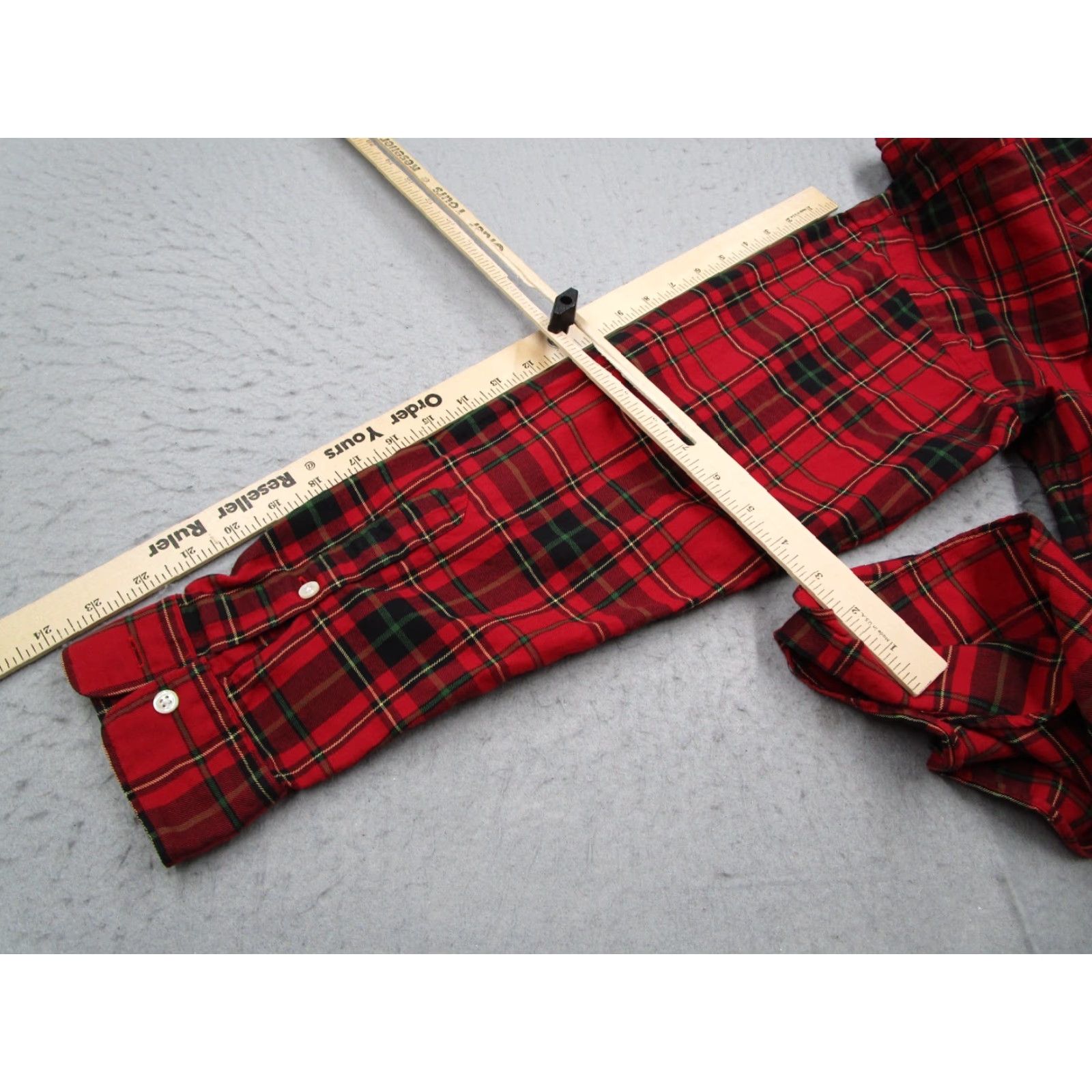 Ralph Lauren VINTAGE Ralph Lauren McMeel Shirt Mens Large Red Plaid Button-Up Twill 90s Preppy Size US L / EU 52-54 / 3 - 7 Thumbnail