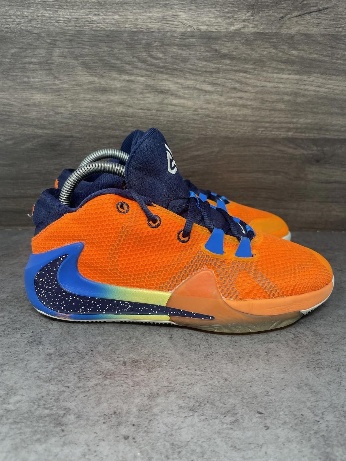Nike Nike Zoom Freak 1 GS All Bros Kids Size 5.5Y Orange Size US 5.5 / EU 38 - 5 Thumbnail