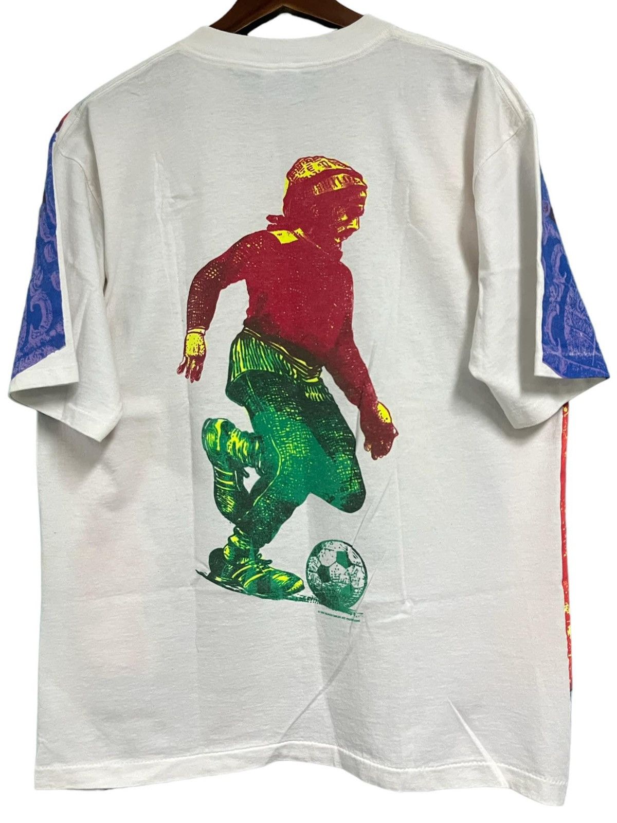 Band Tees × Bob Marley × Vintage Vintage Bob Marley Heaven Smiles 90s t shirt Size US L / EU 52-54 / 3 - 2 Thumbnail