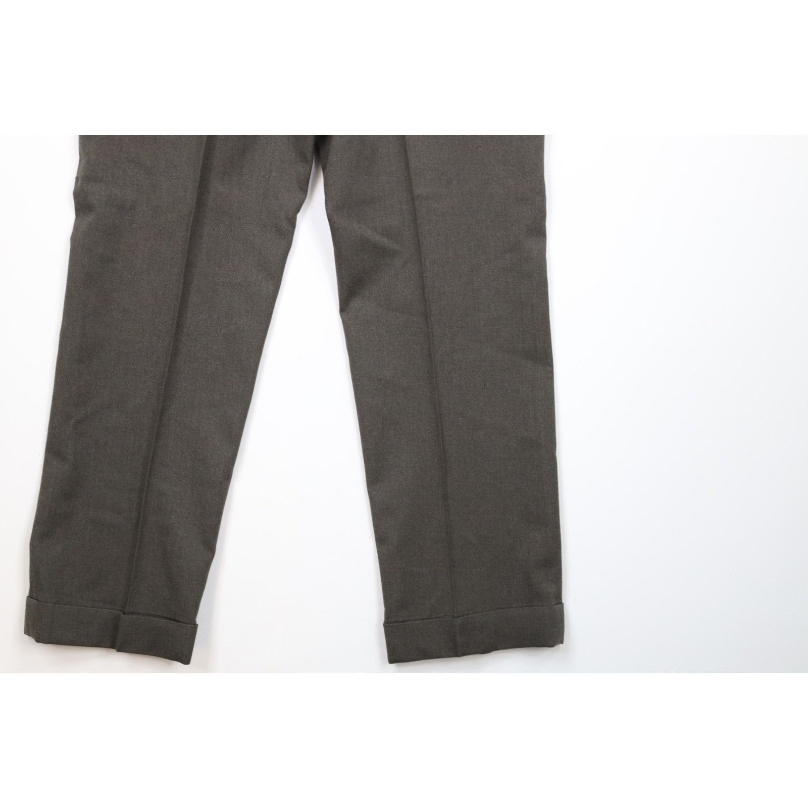 Brooks Brothers × Vintage Vintage 70s Brooks Brothers Wool Cuffed Chino Pants Size US 34 / EU 50 - 12 Thumbnail