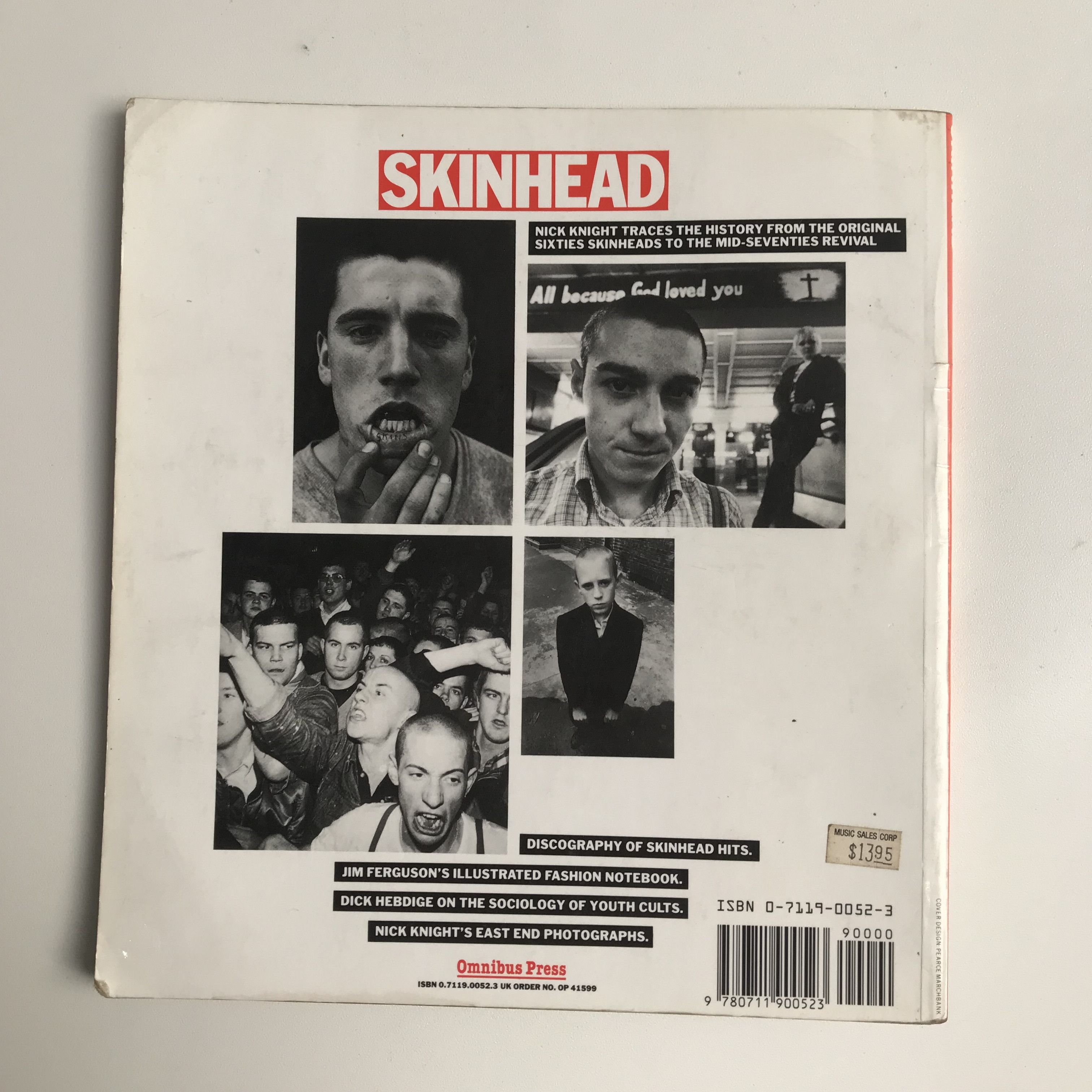 Vintage Skinhead - Nick Knight 1982 Omnibus Rare 1st PB Punk New Wav Size ONE SIZE - 2 Thumbnail