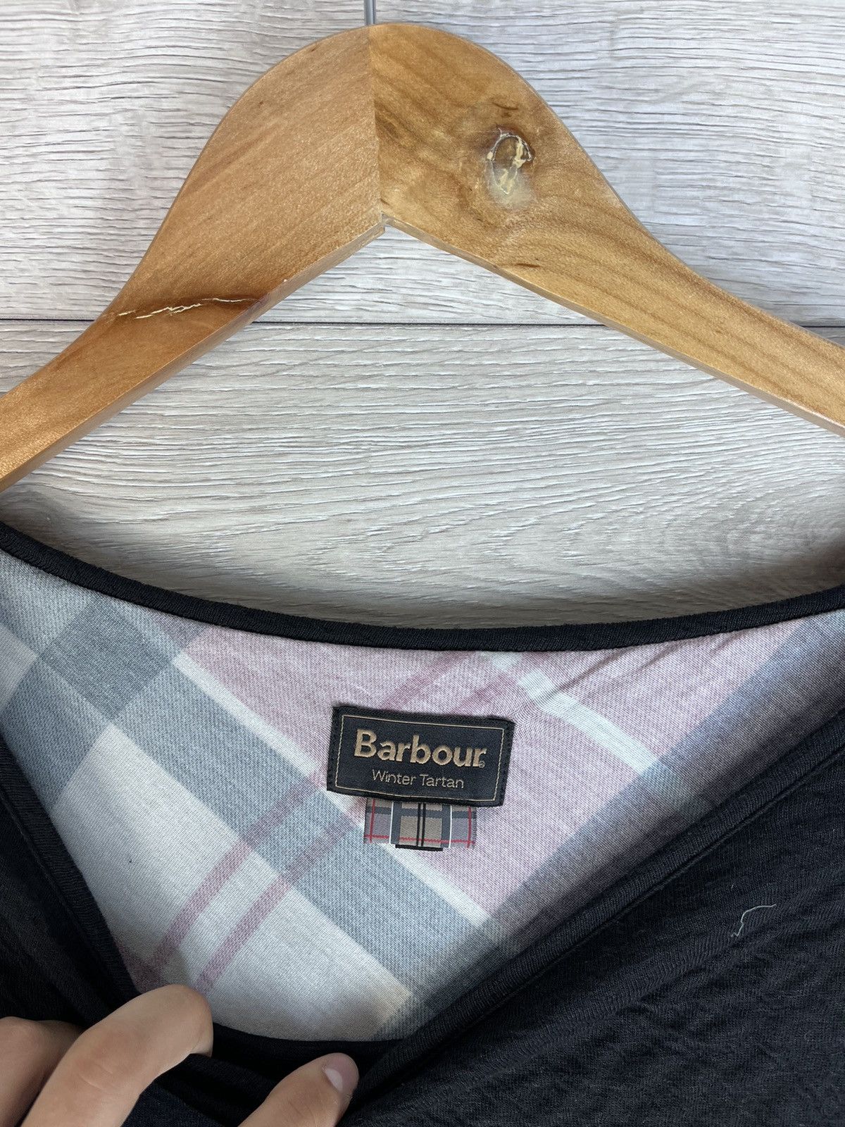 Barbour Women vintage sweater Barbour Winter Tartan size 18 Size XXL / US 16-18 / IT 52-54 - 8 Thumbnail