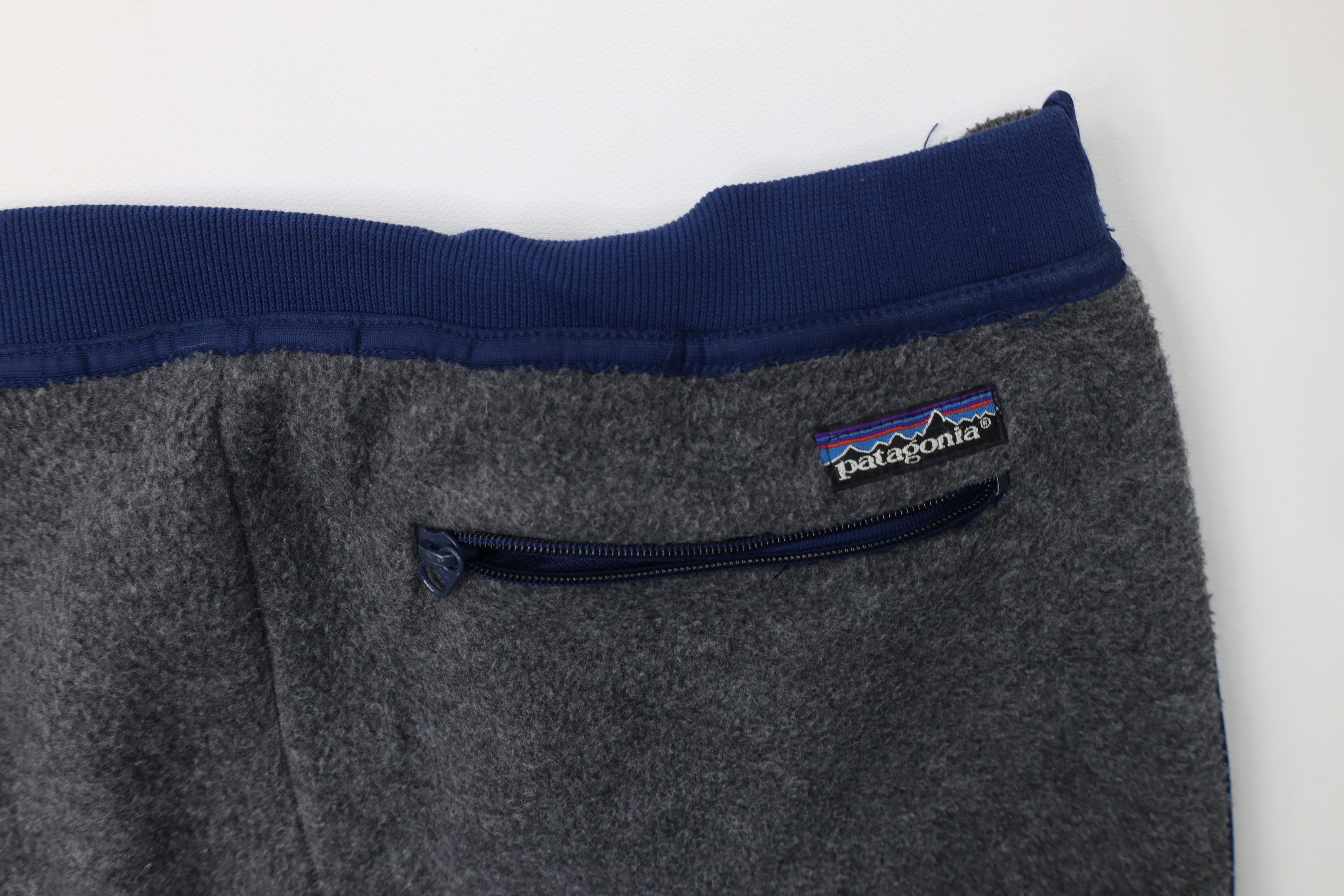 Patagonia Vintage 90s Patagonia Full Zip Fleece Sweatpants Gray USA Size US 36 / EU 52 - 14 Thumbnail