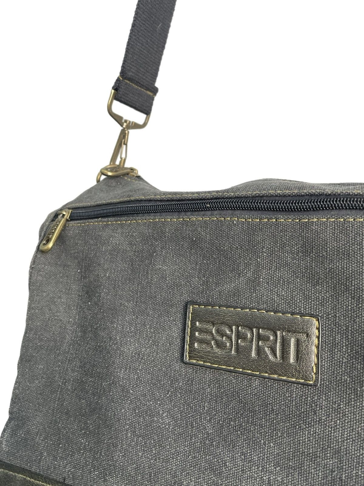 Diesel Diesel style grey canvas shoulder bag utility army y2k hype Size ONE SIZE - 4 Thumbnail