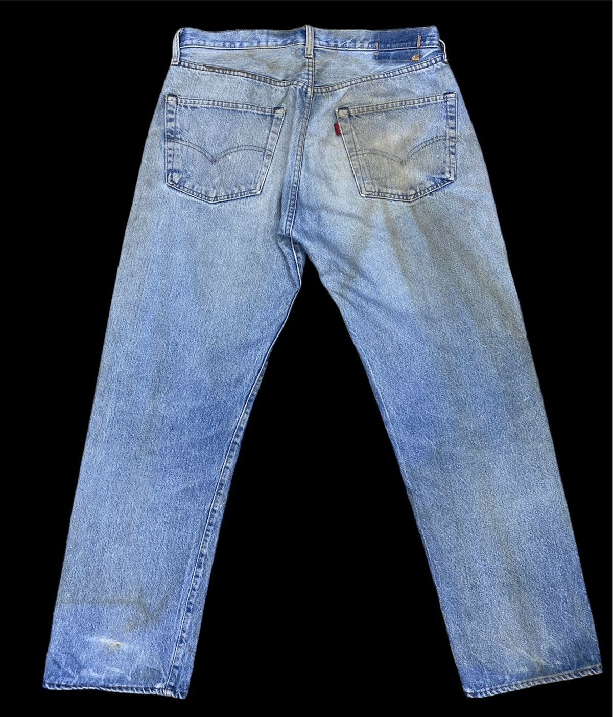 size 34 vintage levi's 501 redline distressed denime