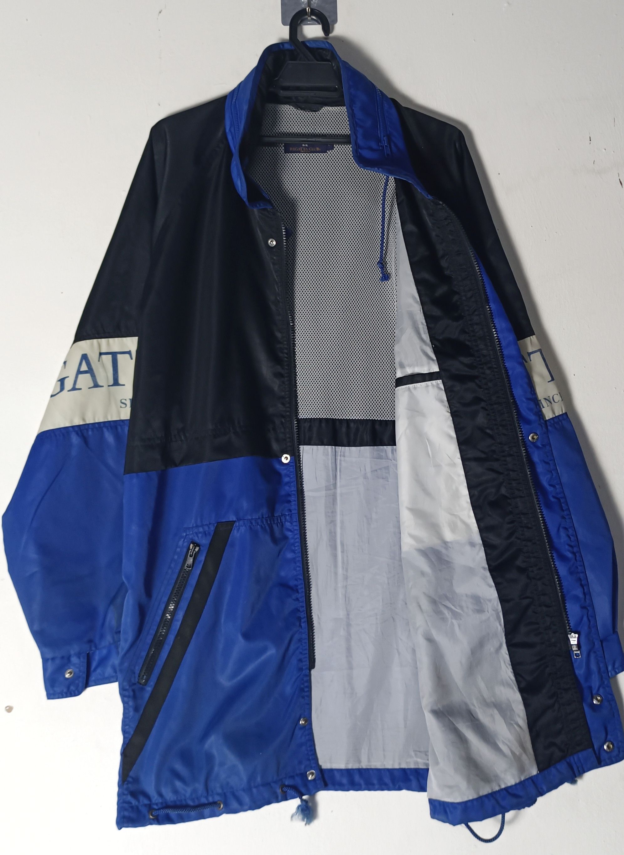 Japanese Brand × Vintage Vintage 90s Reggata Club Since 1896 Windbraker Jacket Size US XXL / EU 58 / 5 - 2 Thumbnail