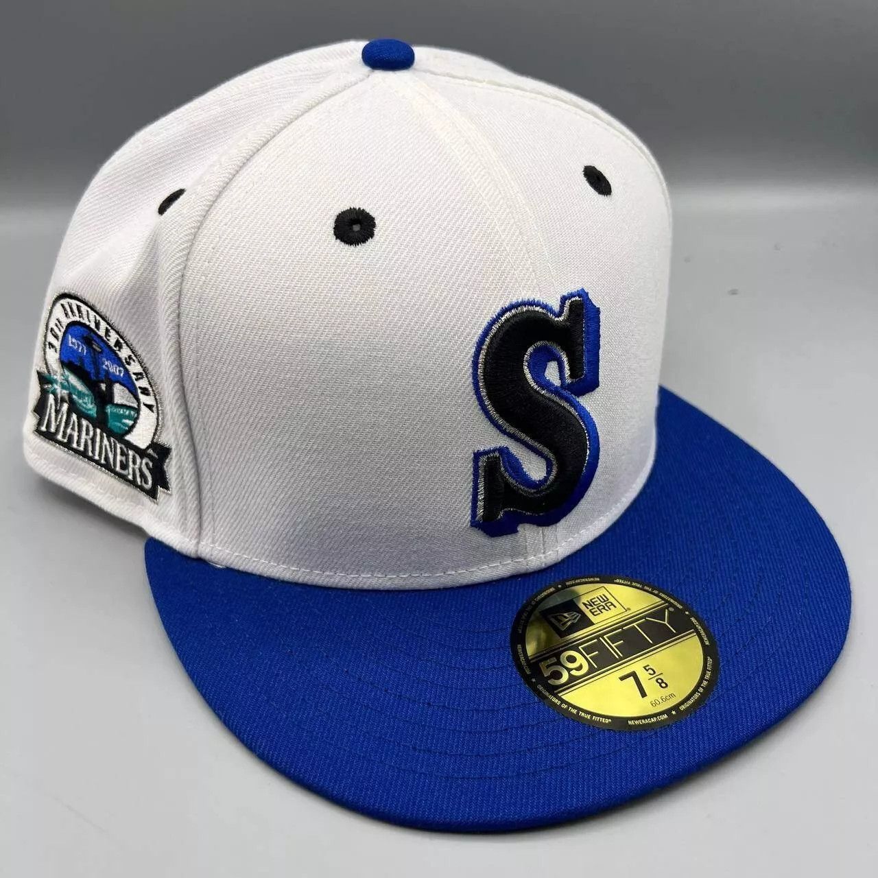 Seattle Mariners Hat Men 7 5/8 59Fifty New Era MLB Fitted