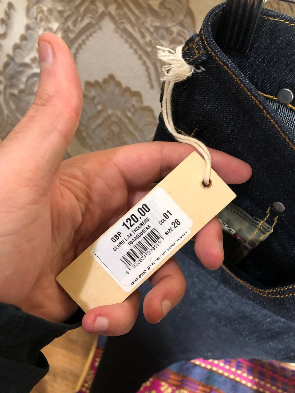 Diesel VINTAGE DIESEL INDUSTRY DENIM DIVISION JEANS DESIGNER Y2K Size 28" / US 6 / IT 42 - 4 Thumbnail
