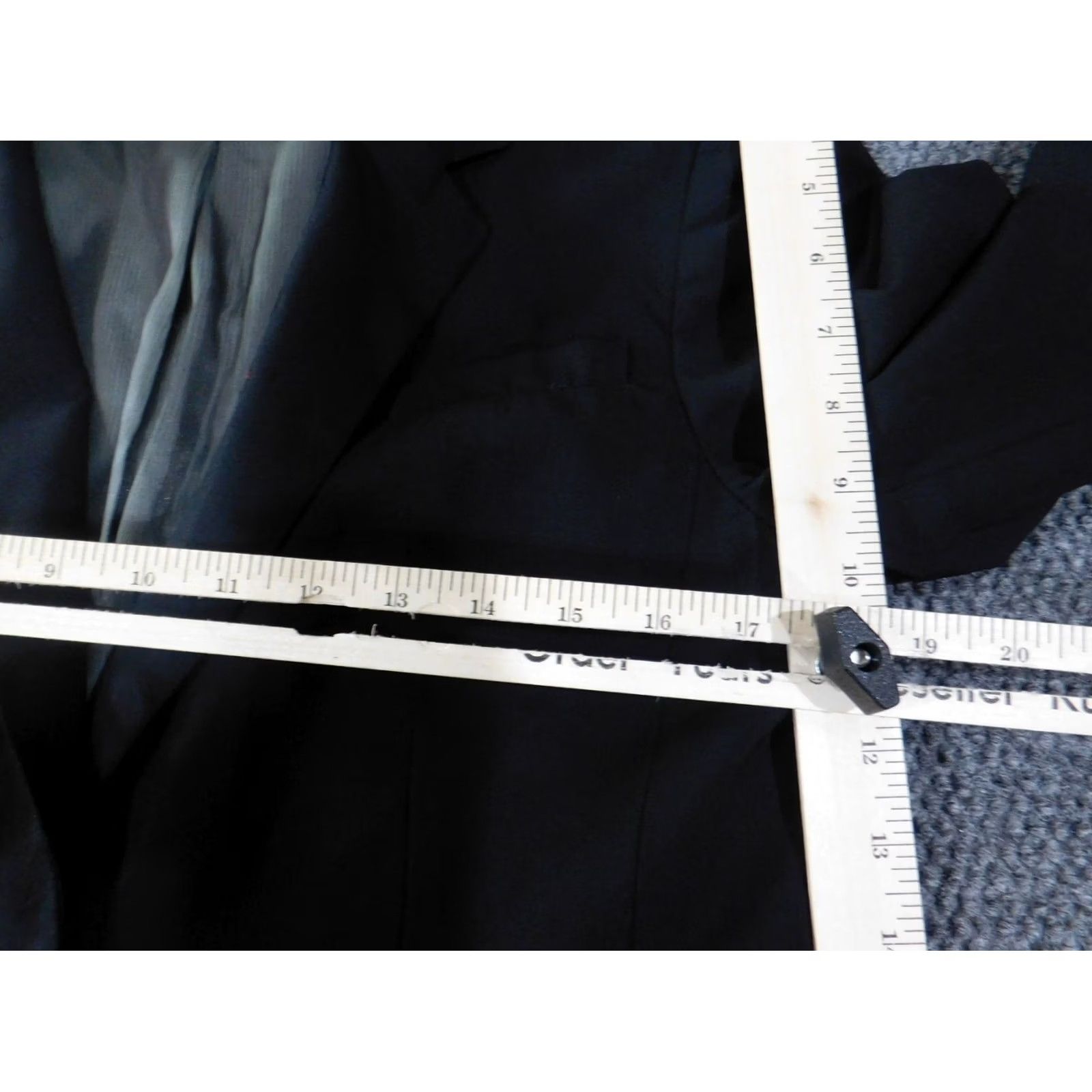 Banana Republic banana republic blazer Women Petite 10P Gray Wool Two-Button Notch Lapel Blazer Modern Tuxedo Lightweight Stretch Size L / US 10 / IT 46 - 6 Thumbnail
