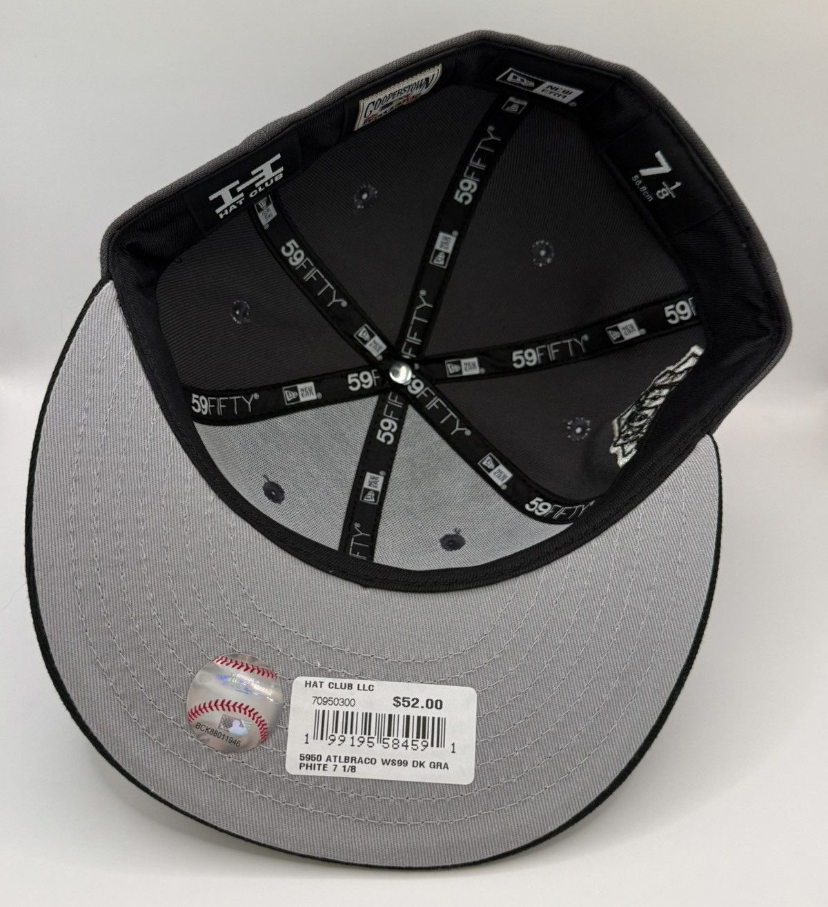 Hat Club × New Era Size 1/8 - Hat Club LA Exclusive Atlanta Braves Shock Drop Size ONE SIZE - 4 Thumbnail