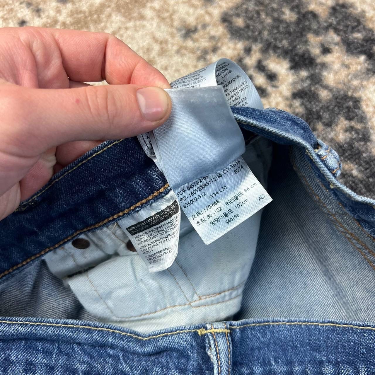 Levi's 511 Levis Vintage Blue Denim Jeans Streetwear Style Size US 30 / EU 46 - 7 Thumbnail